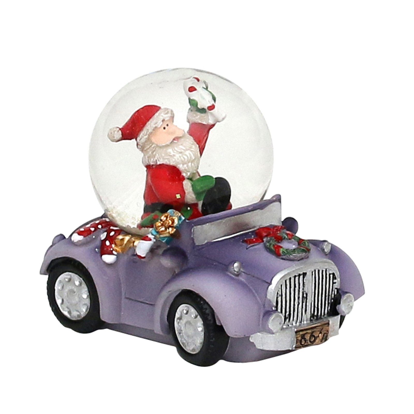 Schneekugel, 1 St) sortiert, 4-fach Weihnachtsfigur Stück Cars SIGRO (1