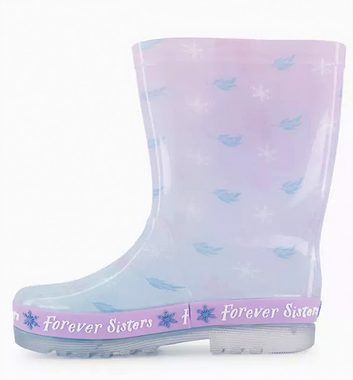 Disney Frozen Stiefel Frozen Eiskönigin Elsa Mädchen Forever Sisters Gummistiefel Gummistiefel wasserdicht