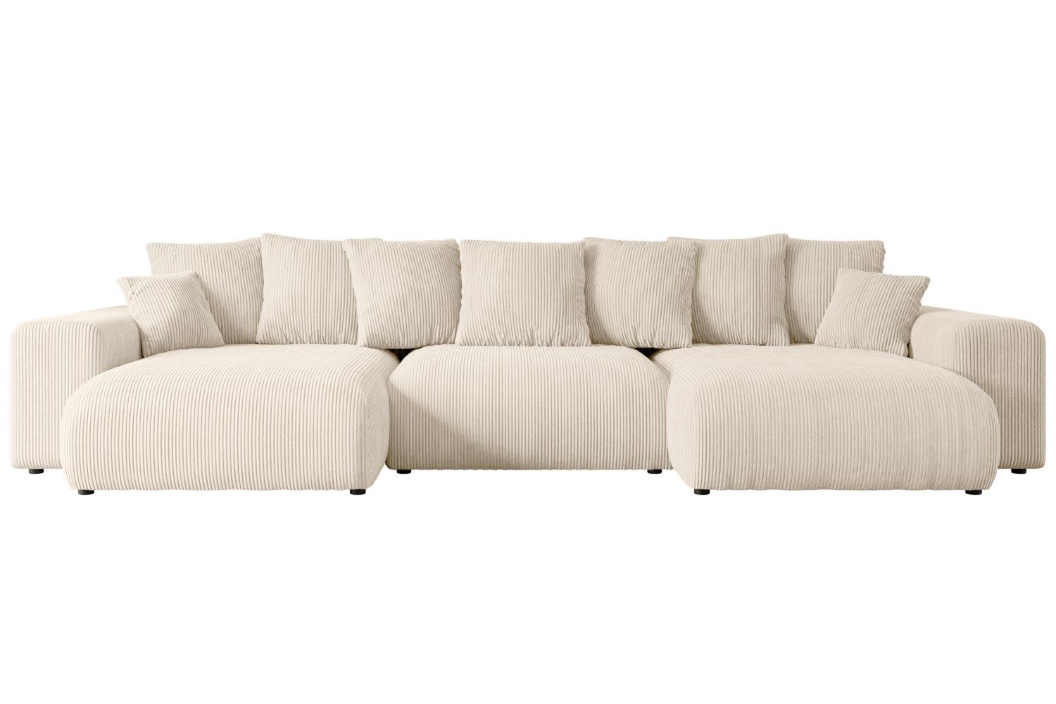 ALTDECOR Wohnlandschaft ESKAR-U, Couch mit Schlaffunktion, Wohnzimmer - Woh günstig online kaufen