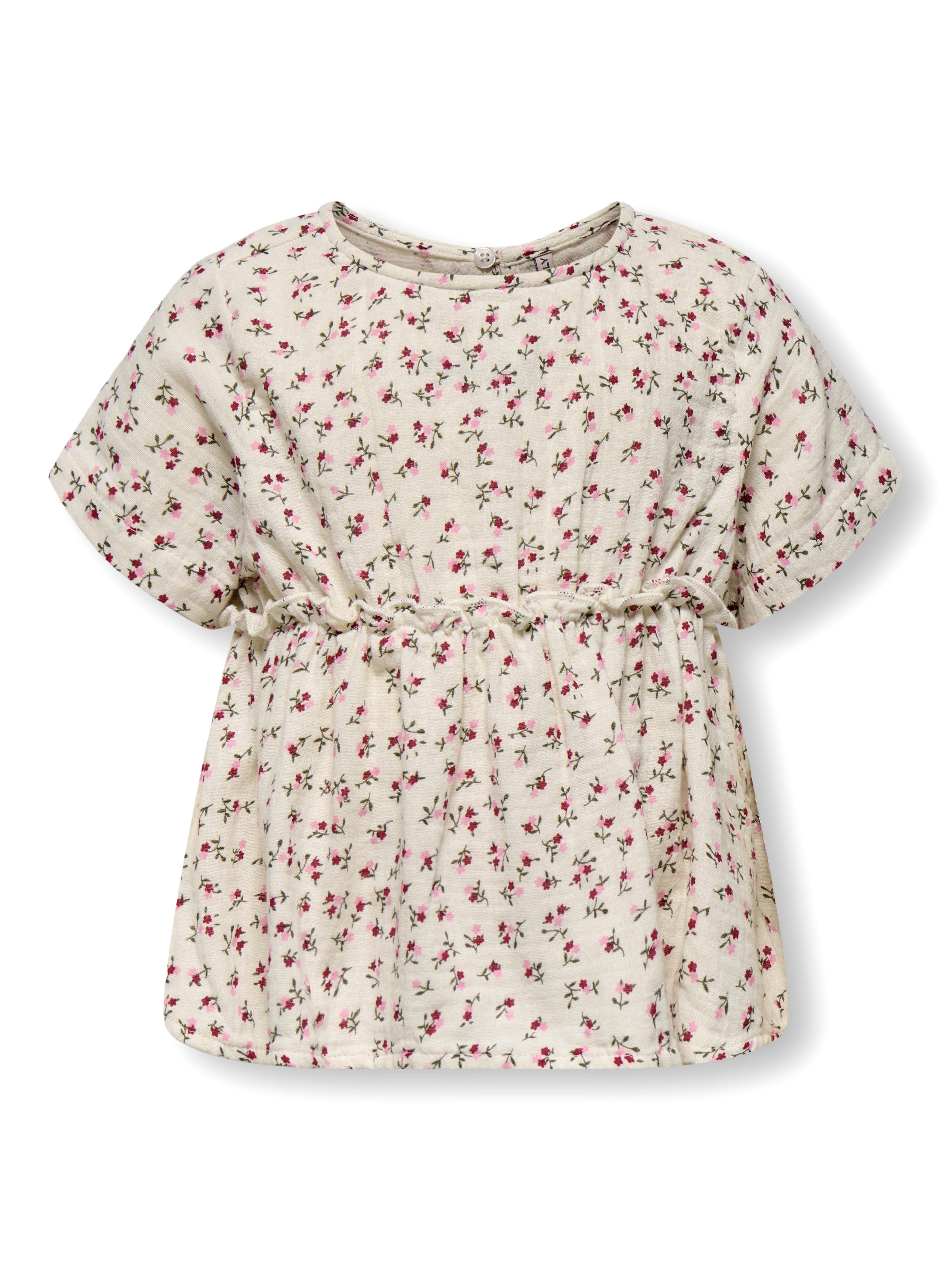 KIDS ONLY Druckbluse KMGTHYRA LIFE S/S TOP WVN NOOS