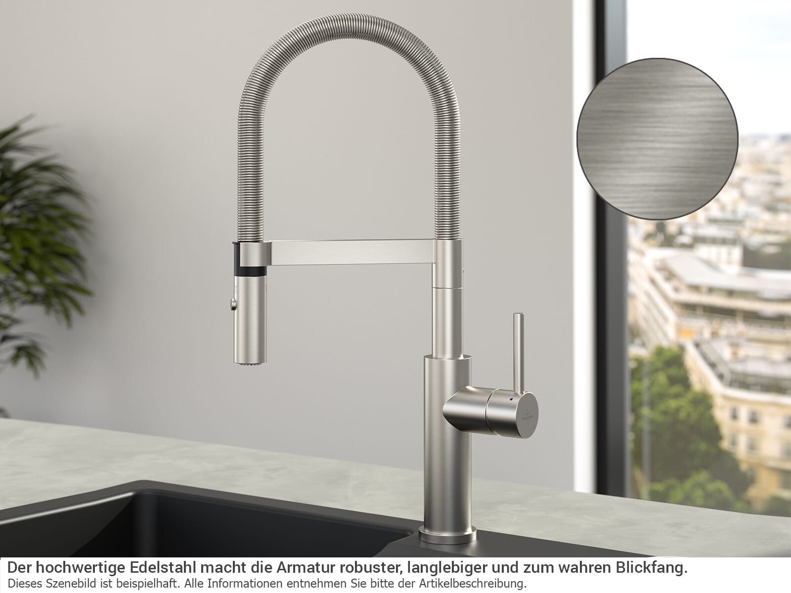 Thumbnail - Villeroy & Boch Küchenarmatur (1-St) 928000LC, keramische Dichtungen