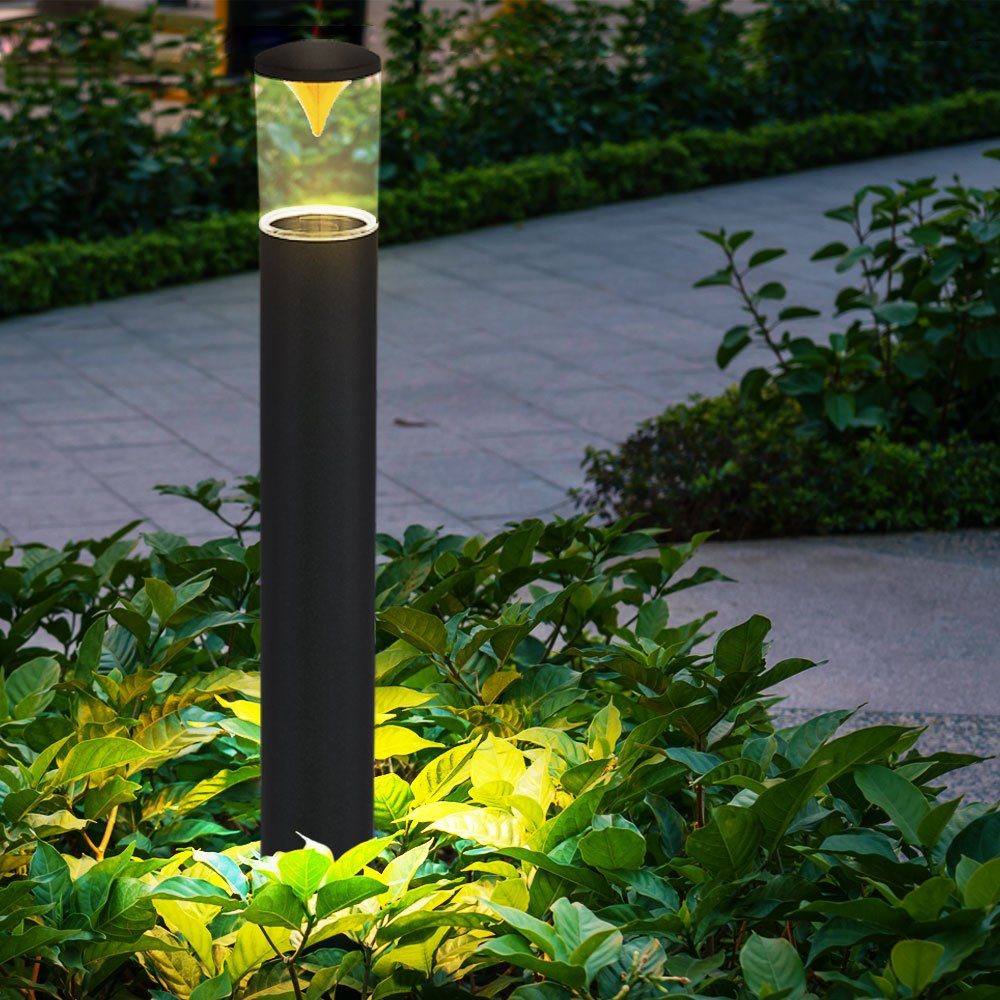 EGLO LED Außen-Stehlampe, Leuchtmittel inklusive, Warmweiß, LED Außen Stand Leuchte Garten Weg Beleuchtung Hof Einfahrt Steh