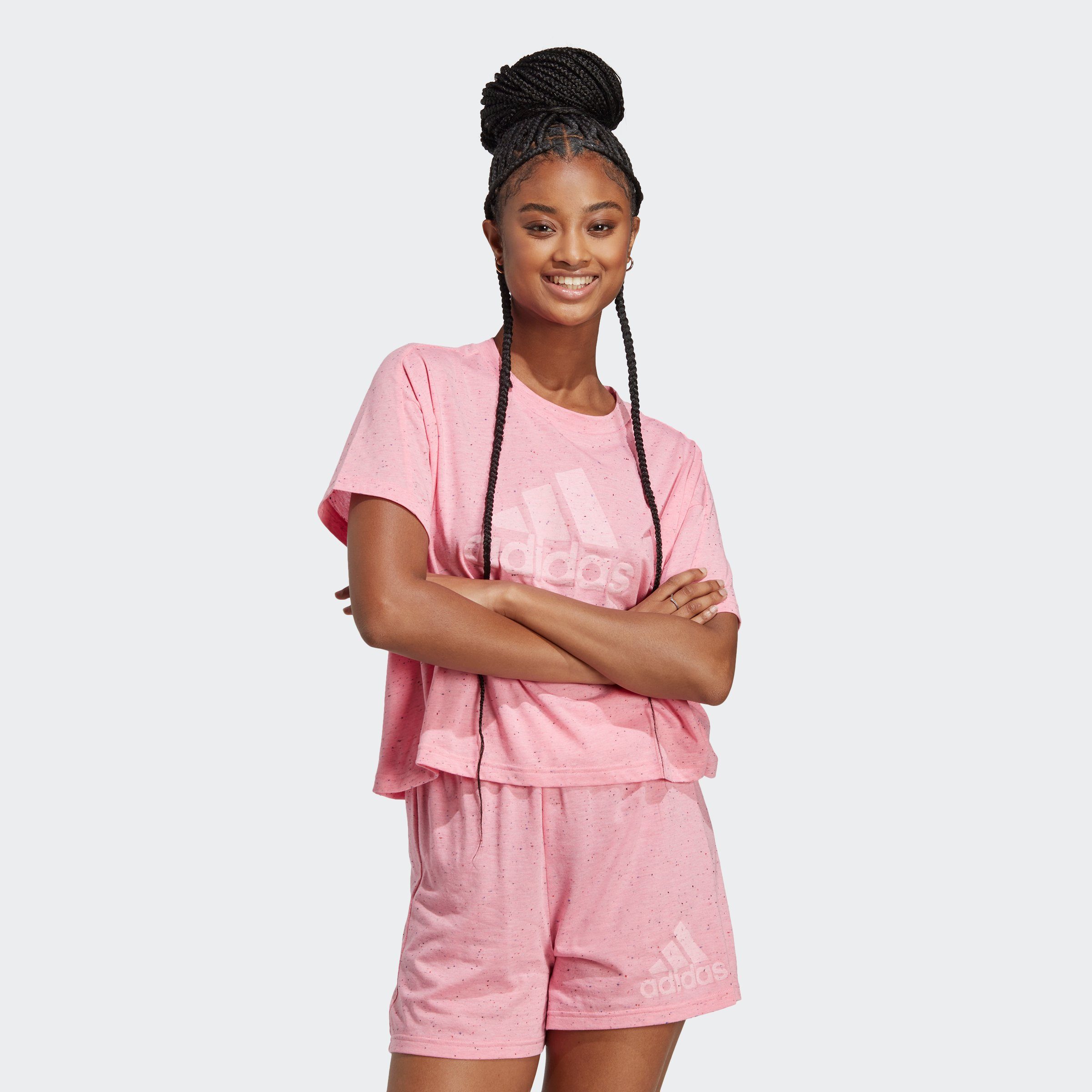 Bliss Mel. / T-Shirt Sportswear Pink ICONS WINNERS White FUTURE adidas