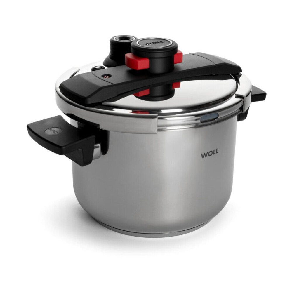 WOLL Schnellkochtopf Schnellkochtopf 6,0 l Pressure Pro edelstahl, Edelstahl, Schnellkochtopf, Ø22cm, Edelstahl