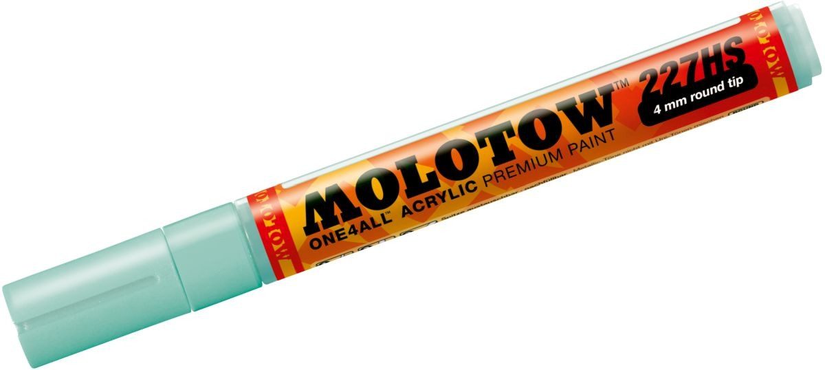 MOLOTOW Permanentmarker Permanentmarker One4All 227 HS nachfüllbar 4mm lagoblau pastell