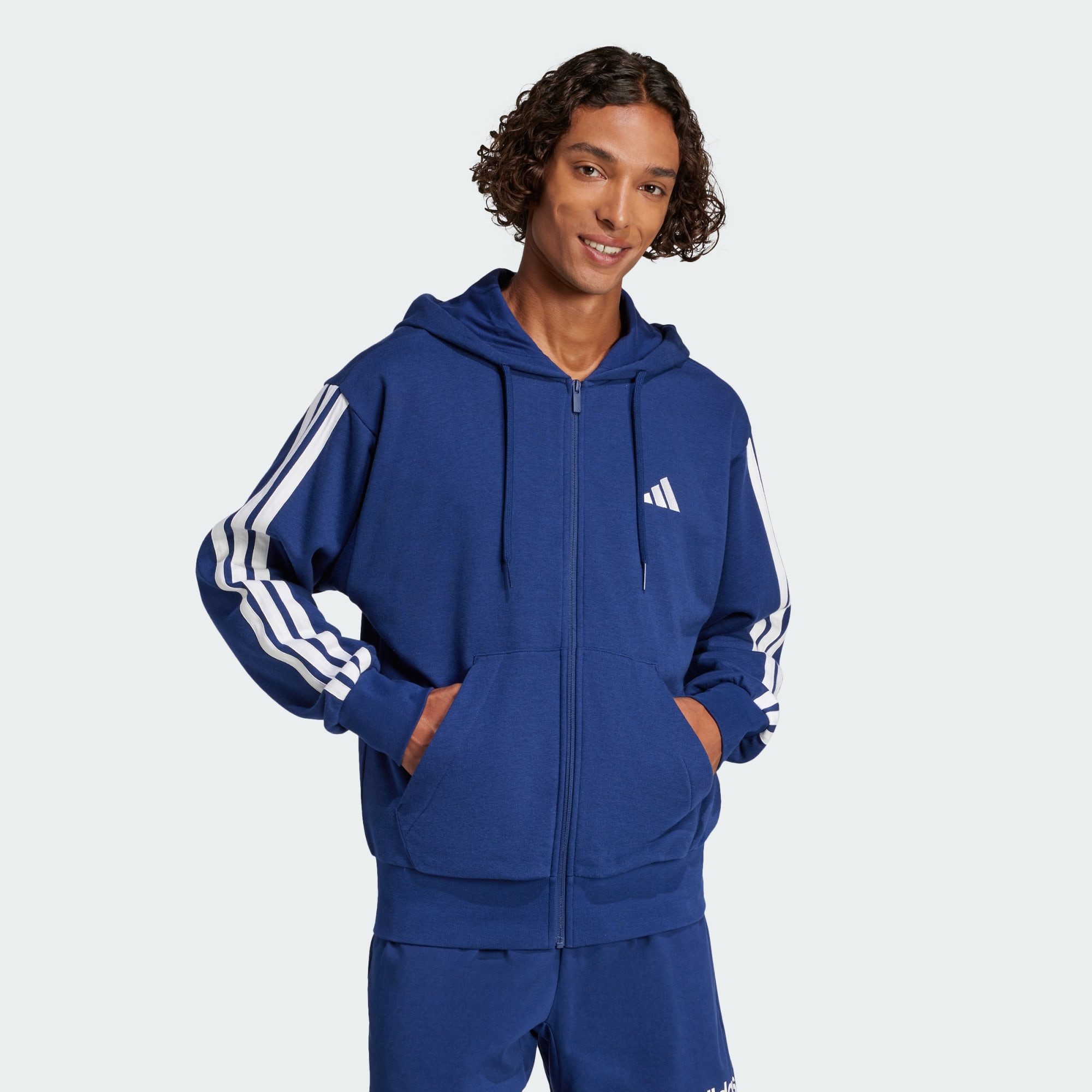 adidas Sportswear Hoodie ESSENTIALS 3-STREIFEN FRENCH TERRY KAPUZENJACKE (1 günstig online kaufen