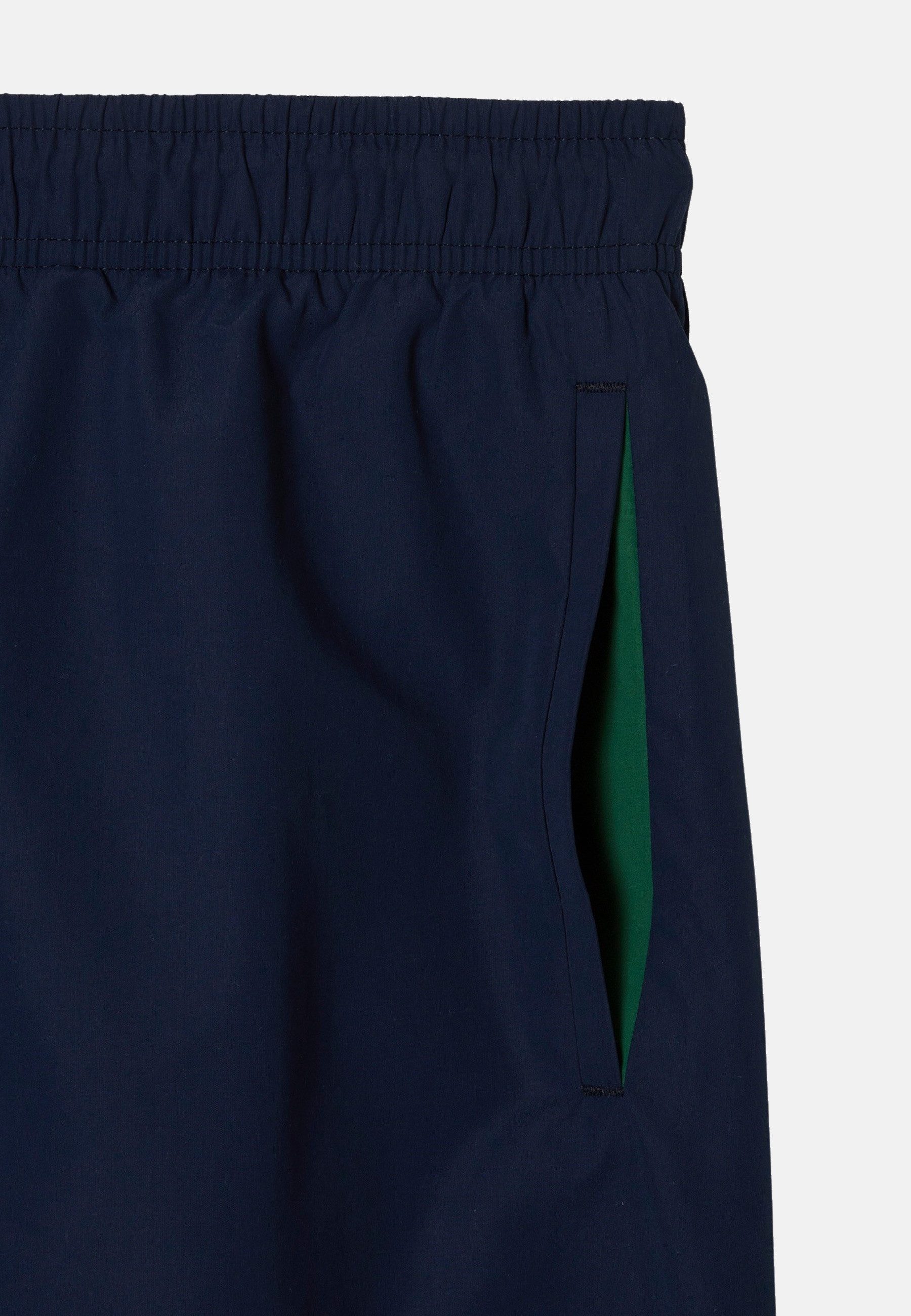 Lacoste Badeshorts Badehose Bade-Shorts mit Taschen, Mesh-Futter und (1-St)