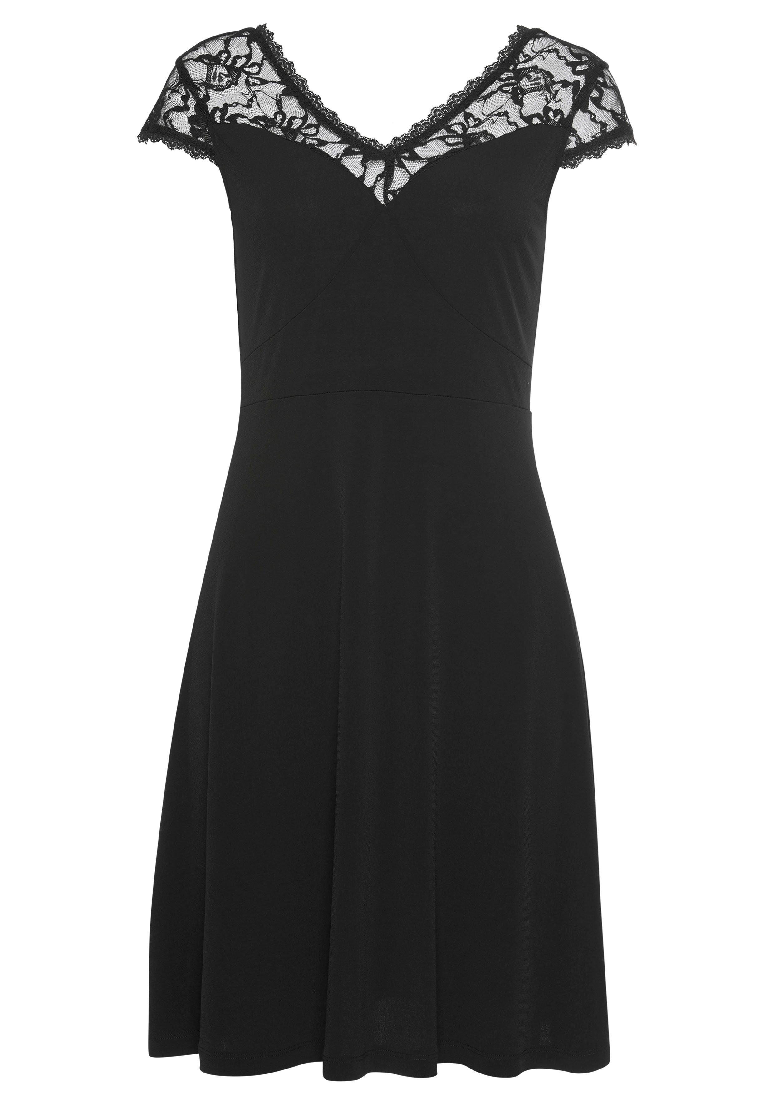 Melrose Sommerkleid für festliche Anlässe, kurzes Kleid, romantischer Stil, Spitze – Bild 5 von 5
