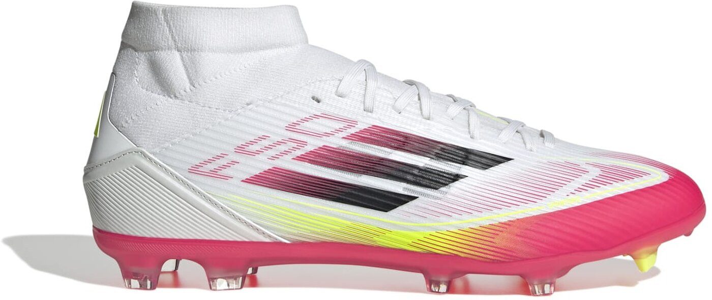 adidas Sportswear F50 LEAGUE FG/MG MID FTWWHT/CBLACK/SYELLO Fußballschuh