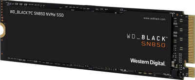 WD_Black »SN850 500GB« interne SSD (500 GB) 7000 MB/S Lesegeschwindigkeit, 5100 MB/S Schreibgeschwindigkeit, ohne Kühlkörper)
