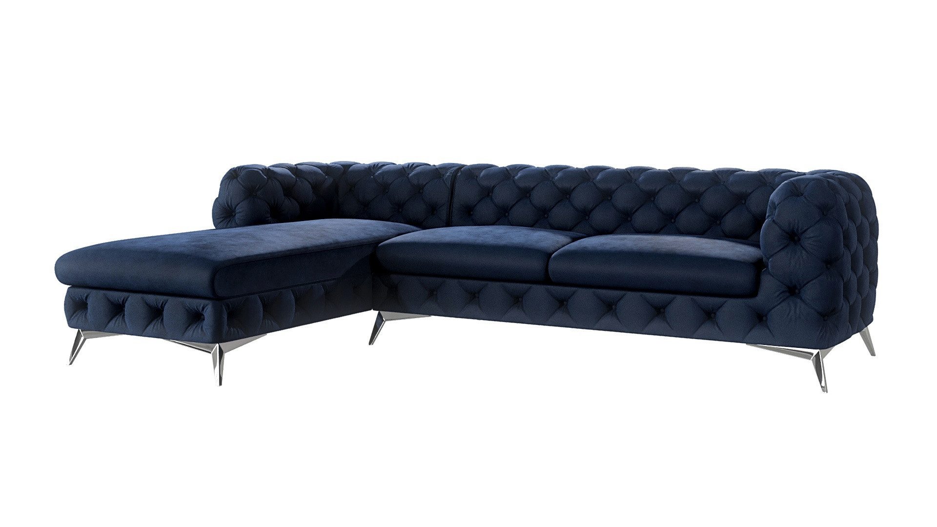 S-Style Möbel Ecksofa Kalina, Chesterfield mit günstig online kaufen