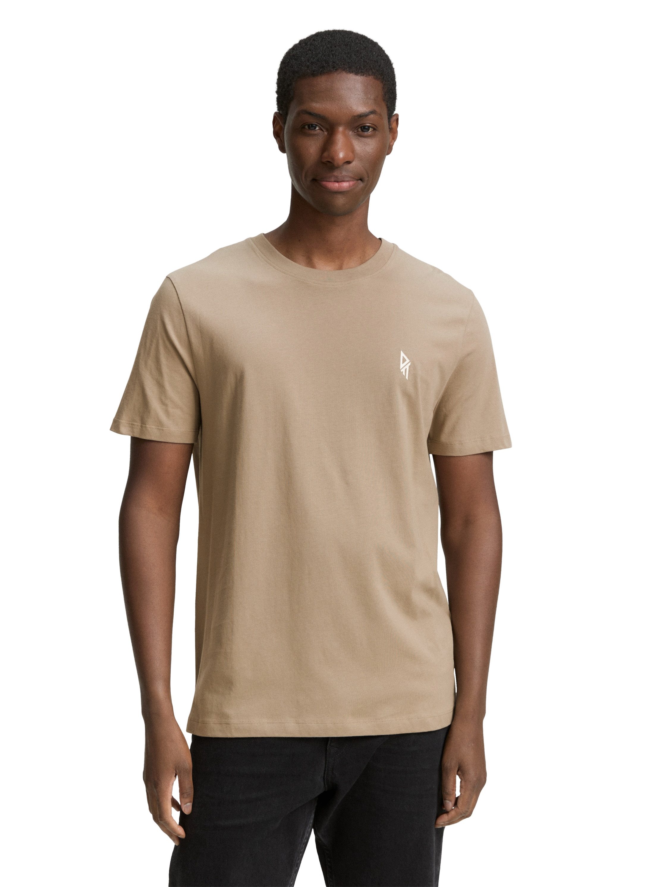 TOM TAILOR Denim T-Shirt mit Rundhalsausschnitt günstig online kaufen