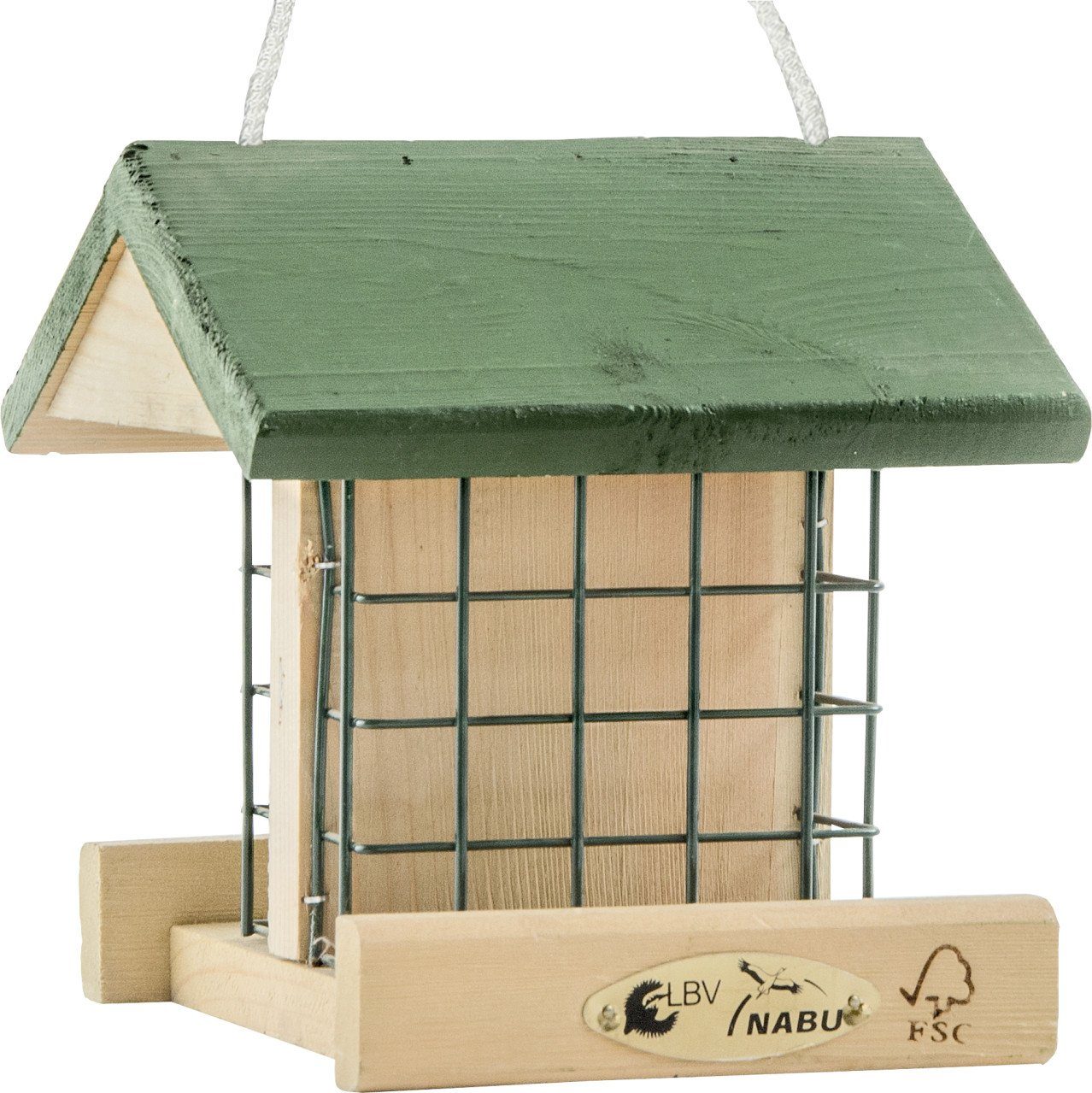 Wildlife Vogelhaus CJ Wildlife Futterhaus Pasadena grün/natur LxBxH: günstig online kaufen