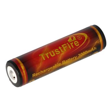 Trustfire Trustfire 18650 3000mAh 3,7 Volt geschützter Li-Ion-Akku Abmessungen Akku 3000 mAh (3,6 V)
