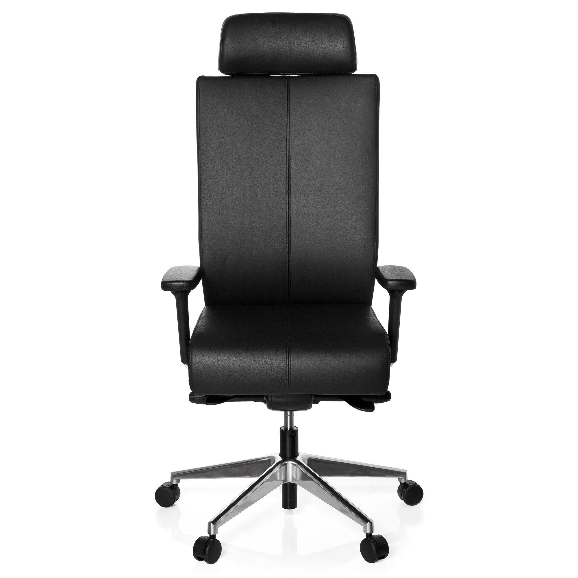 hjh OFFICE Drehstuhl Profi Bürostuhl PRO-TEC XXL Leder (1 St), Schreibtischstuhl ergonomisch