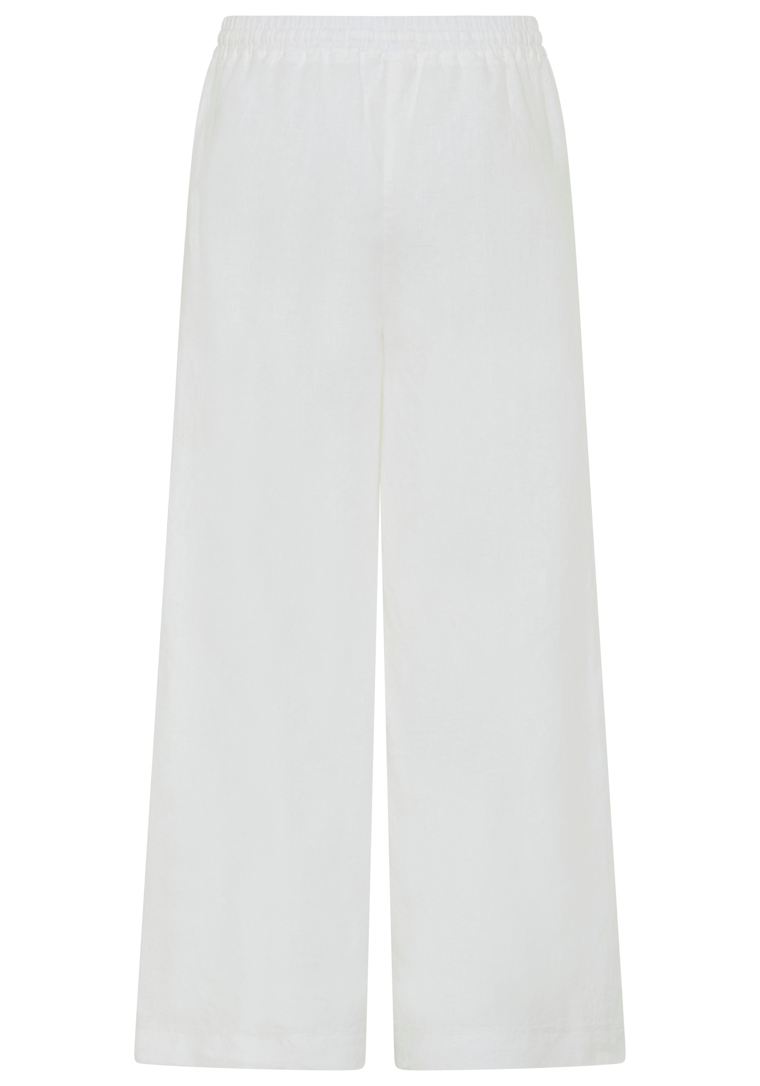 MAC Leinenhose gestreift mit Kordelzug