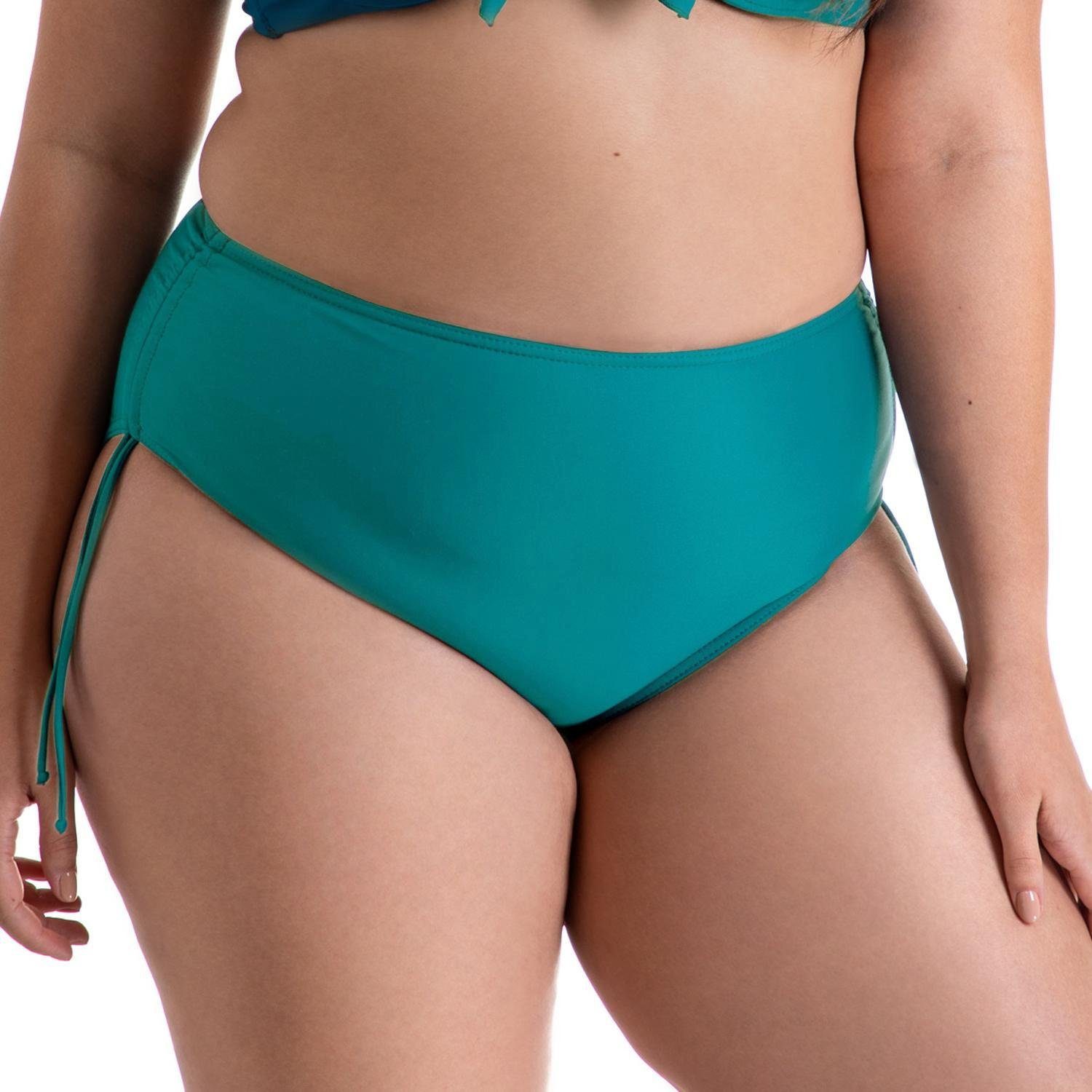 Aquarti Bikini-Hose Aquarti Damen Bikinihose mit Raffung und Schnüren – Bild 5 von 5