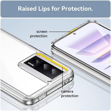 CoolGadget Handyhülle Transparent Ultra Slim Case für Xiaomi Poco F5 Pro (5G) 6,67 Zoll, Silikon Hülle Dünne Schutzhülle für Poco F5 Pro Hülle