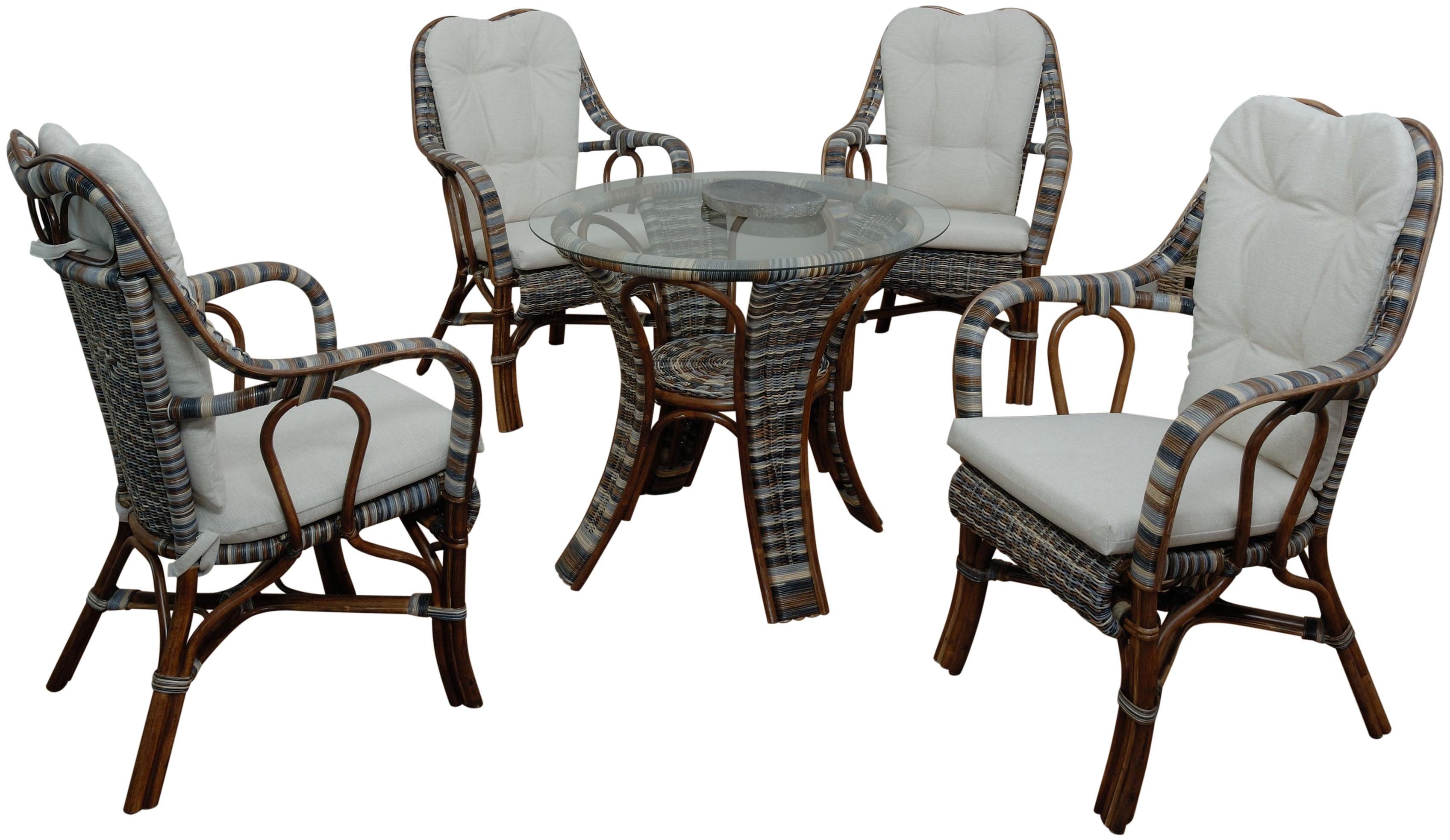 Krines Home Sitzgruppe Rattangruppe Wintergartenset Wintergarten günstig online kaufen