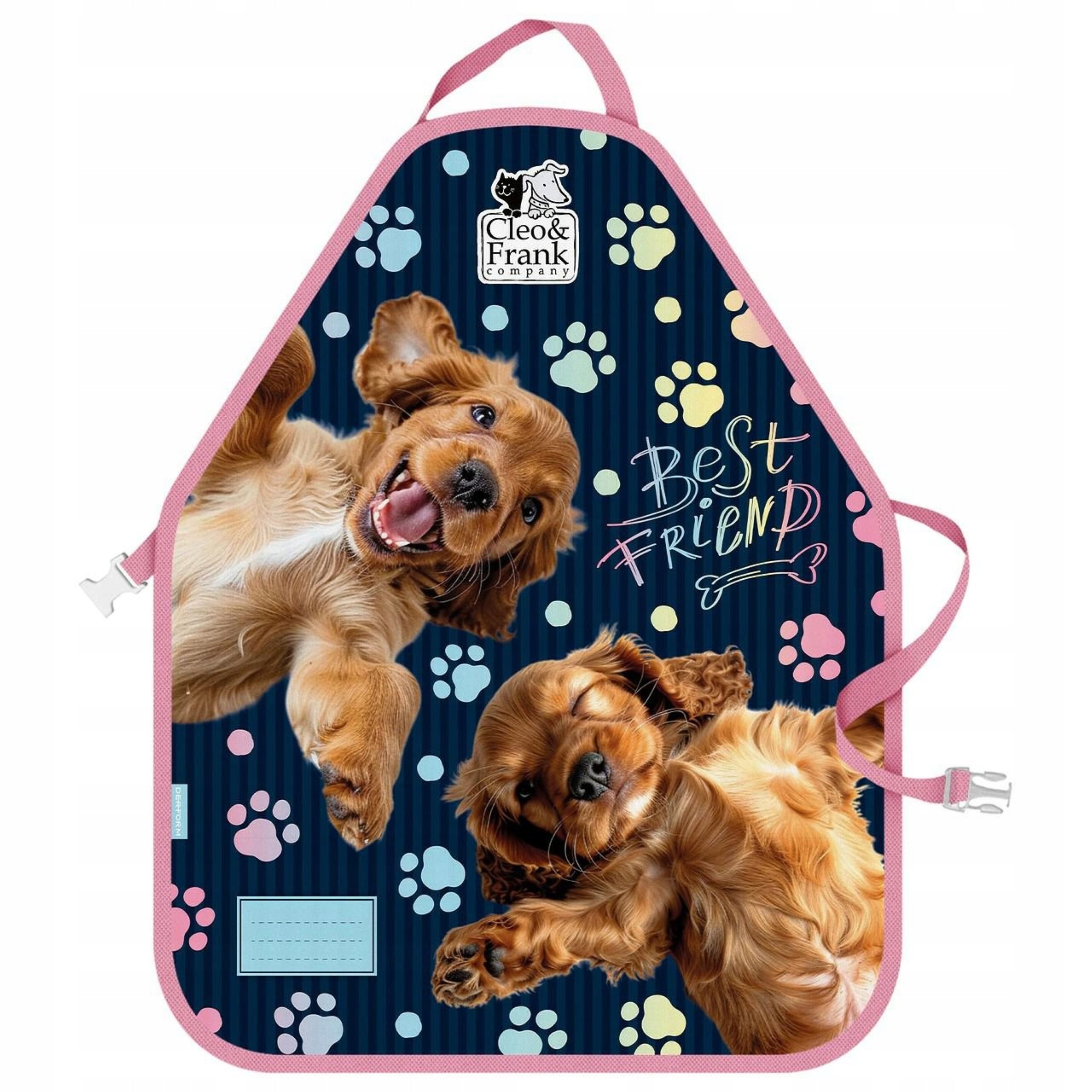 DERFORM Malschürze Kinder Schürze mit Hund Motiv – Malen, Backen, Basteln, Schutz, (1-tlg)