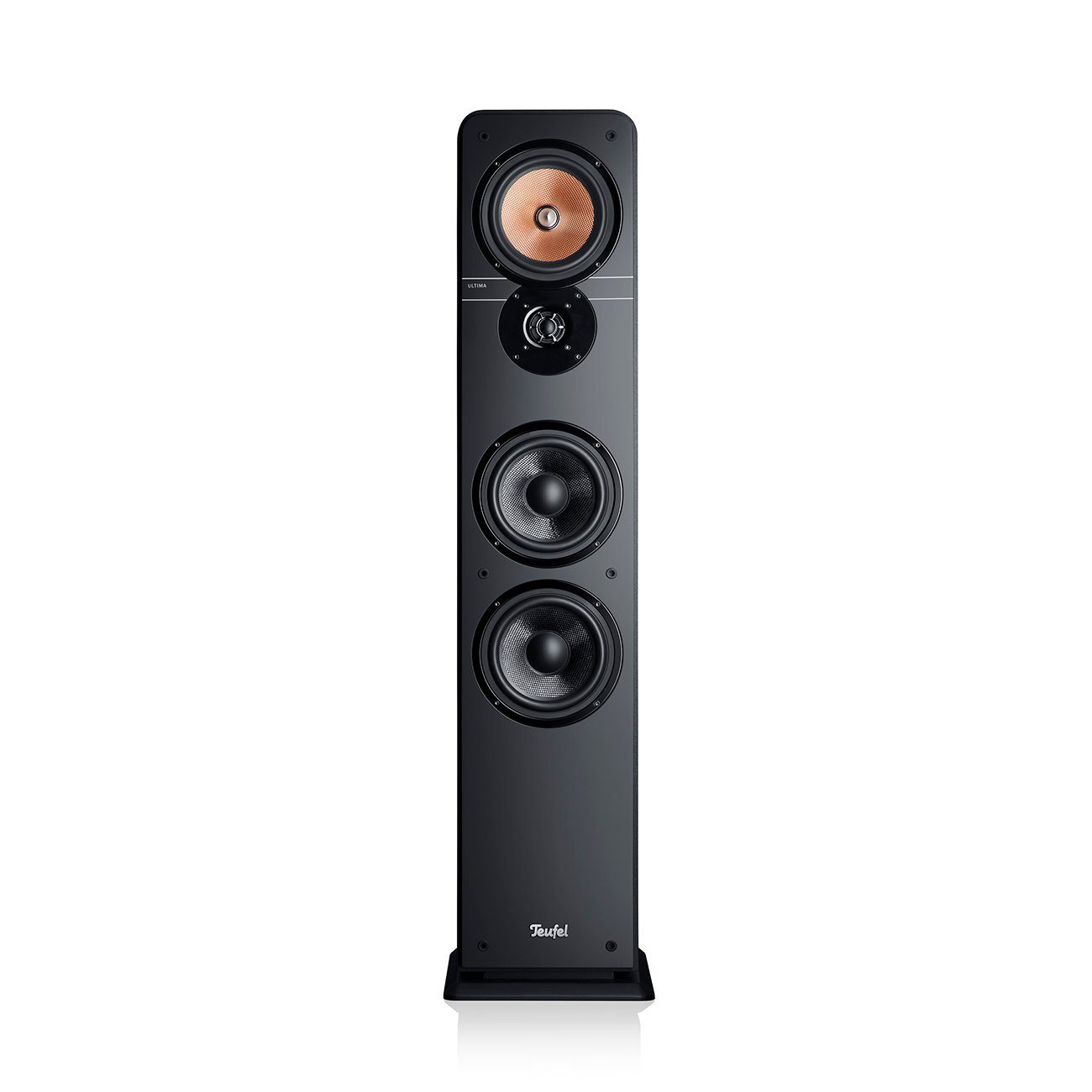 Teufel ULTIMA Weiß Stand-Lautsprecher Universal-Subwoofer ist von SW das der Teufel) Der 40 Surround "5.1-Set" (Kabelgebunden, Edition W, Power 6000 S Spitzenmodell 200