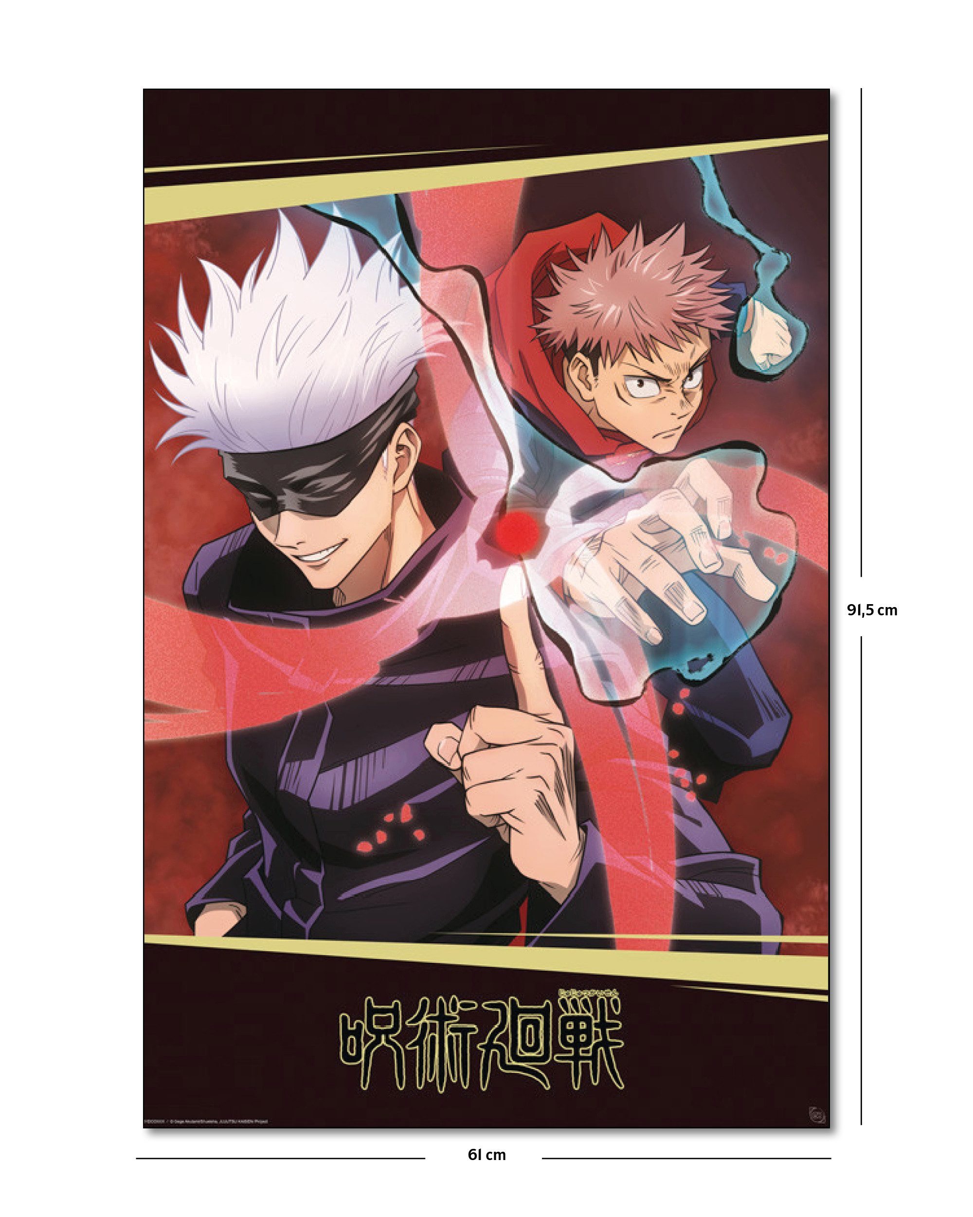 GB eye Poster Jujutsu Kaisen Poster Itadori & Gojo 61 x 91,5 cm günstig online kaufen