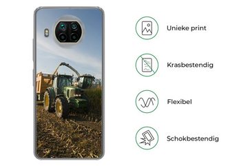 MuchoWow Handyhülle Traktor - Anhänger - Mais - Grün - Landleben, Phone Case, Handyhülle Xiaomi Mi 10T Lite, Silikon, Schutzhülle