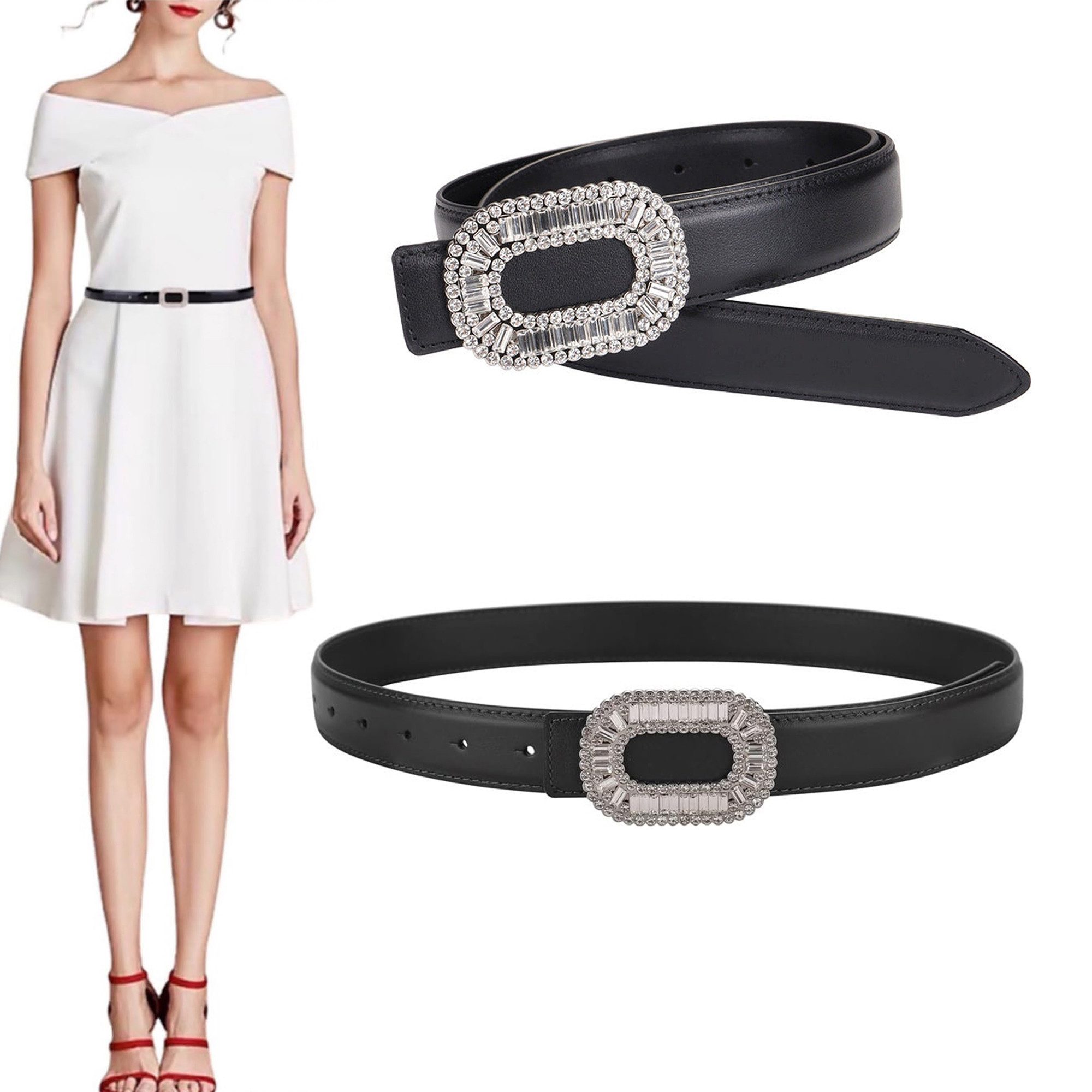 RWEUOQ Hüftgürtel Hüftgürtel Taillengürtel Damen Strass günstig online kaufen