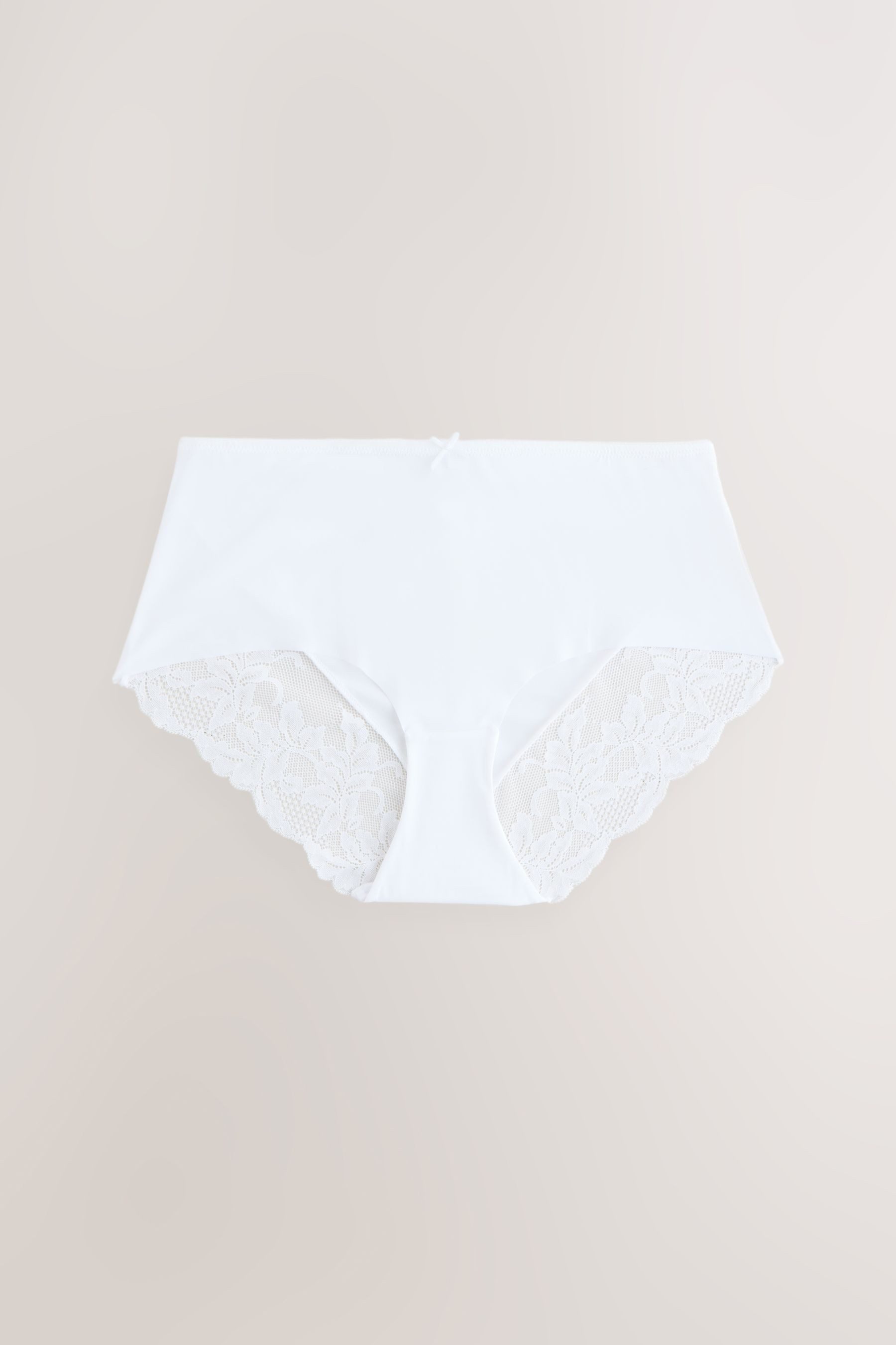Next Midislip Nahtlose Slips mit Spitze, 5er-Pack, Midi (5-St)