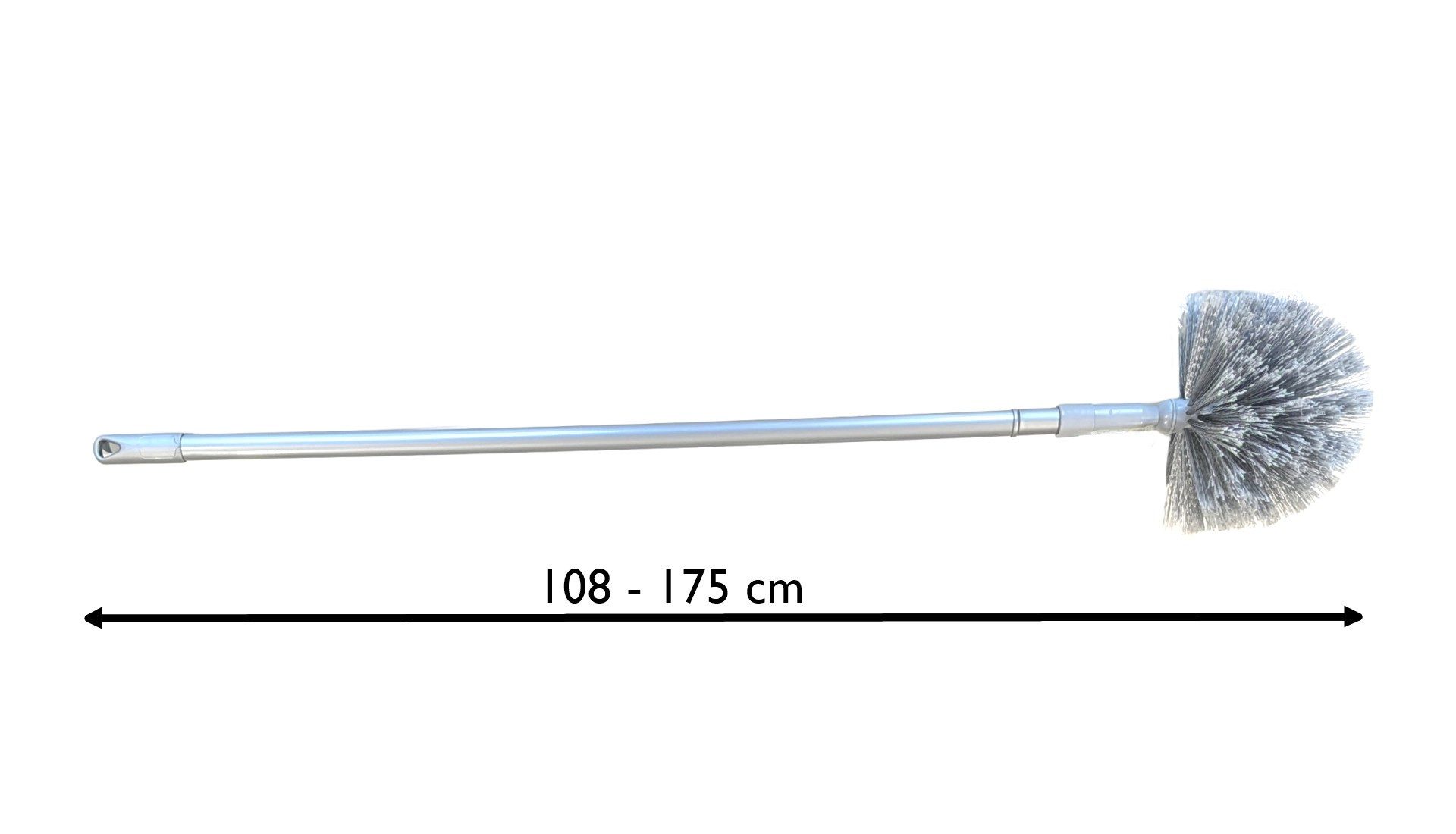 BawiTec Staubwedel Eckenbesen Staubbiene mit Teleskopstiel Staubwedel Wandbesen Stiel, verstellbar/ausziehbar
