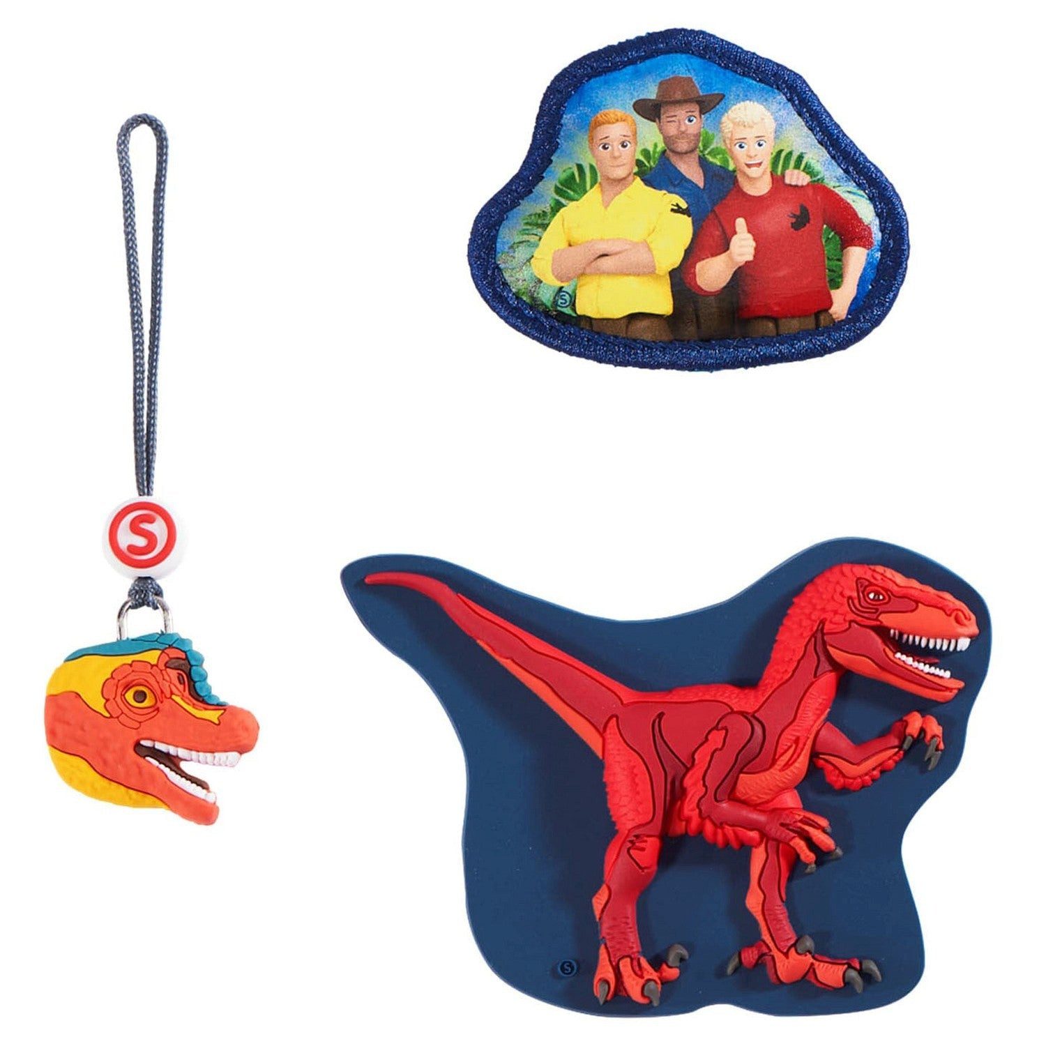 Schulranzen Zubehör-Set "Magic Mags" Schleich (Velociraptor)