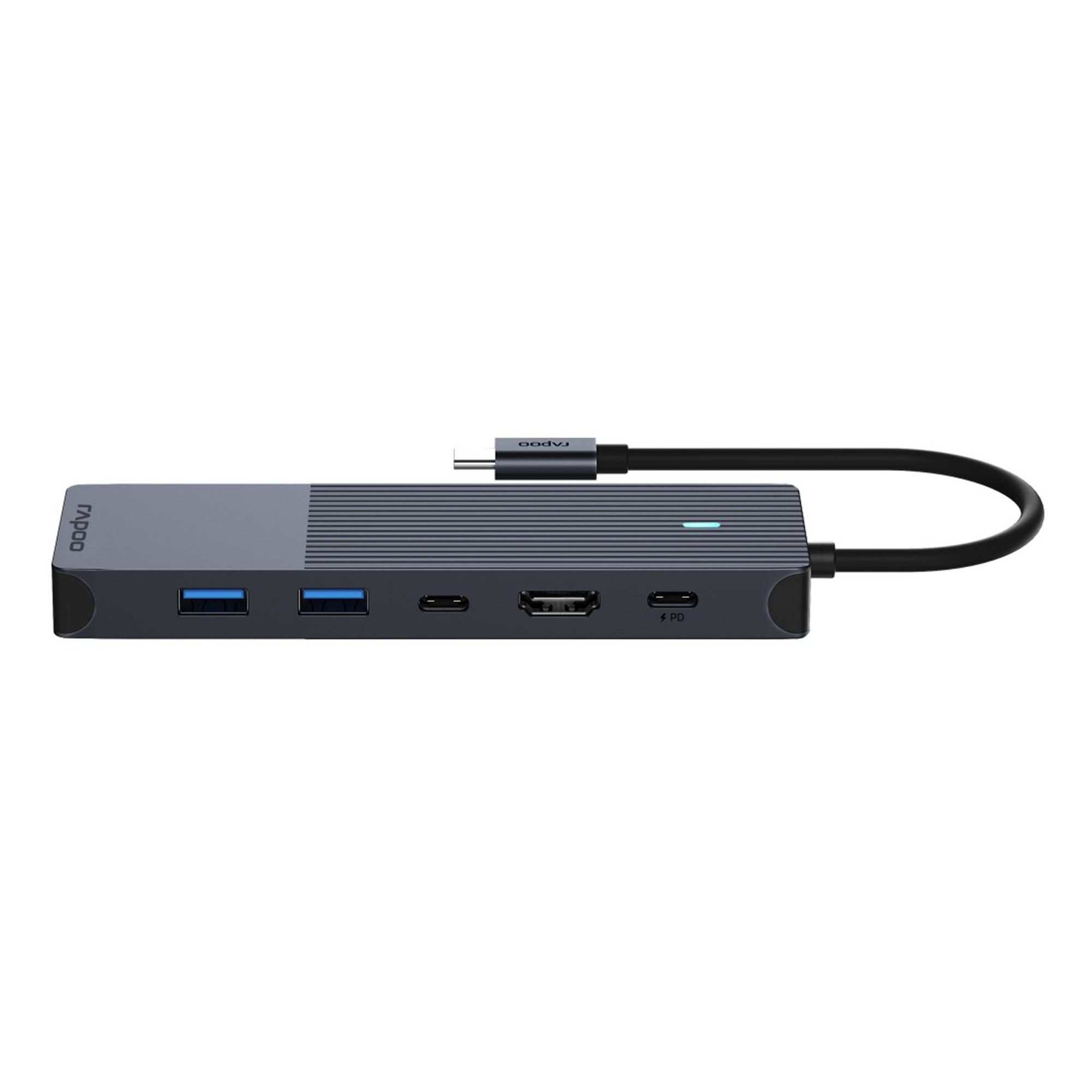 Rapoo UCM-2002, 6in1 Computer-Adapter USB-C, 0.2 cm