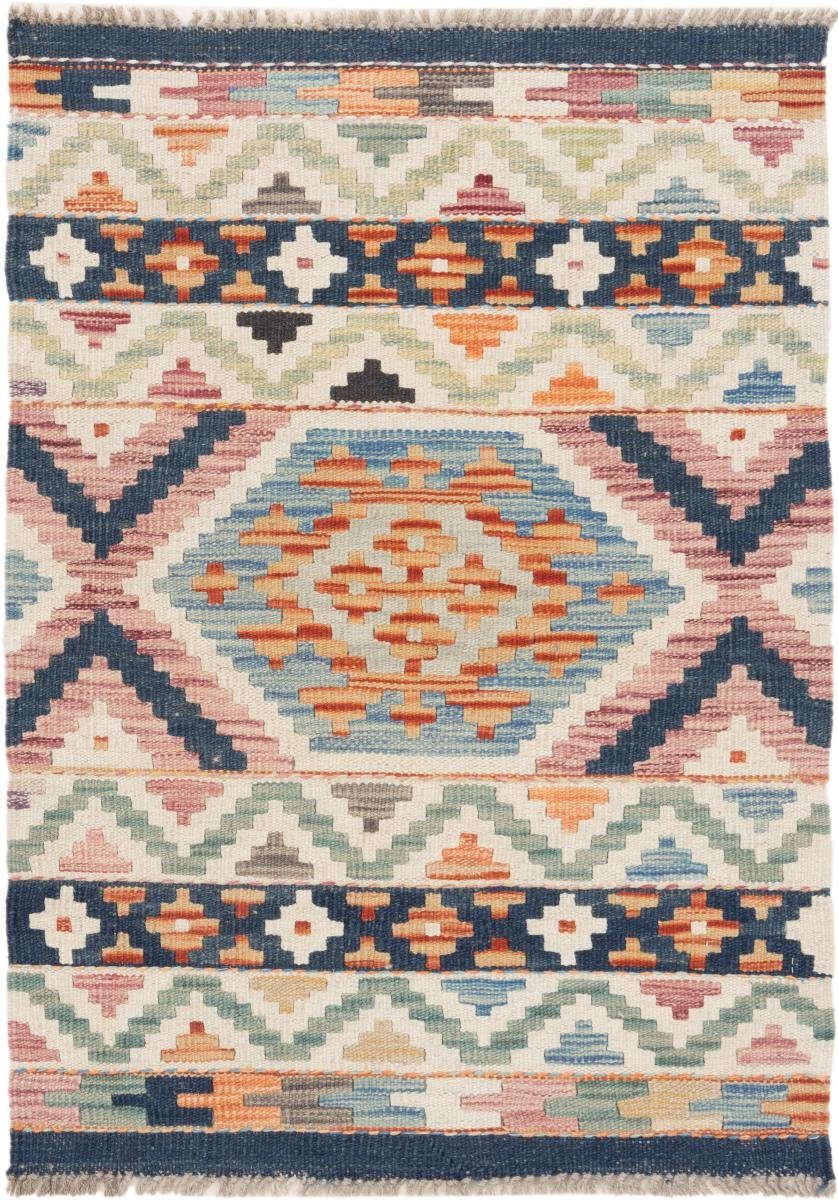 Orientteppich Kelim Afghan 62x86 Handgewebter Orientteppich, Nain Trading, rechteckig, Höhe: 3 mm