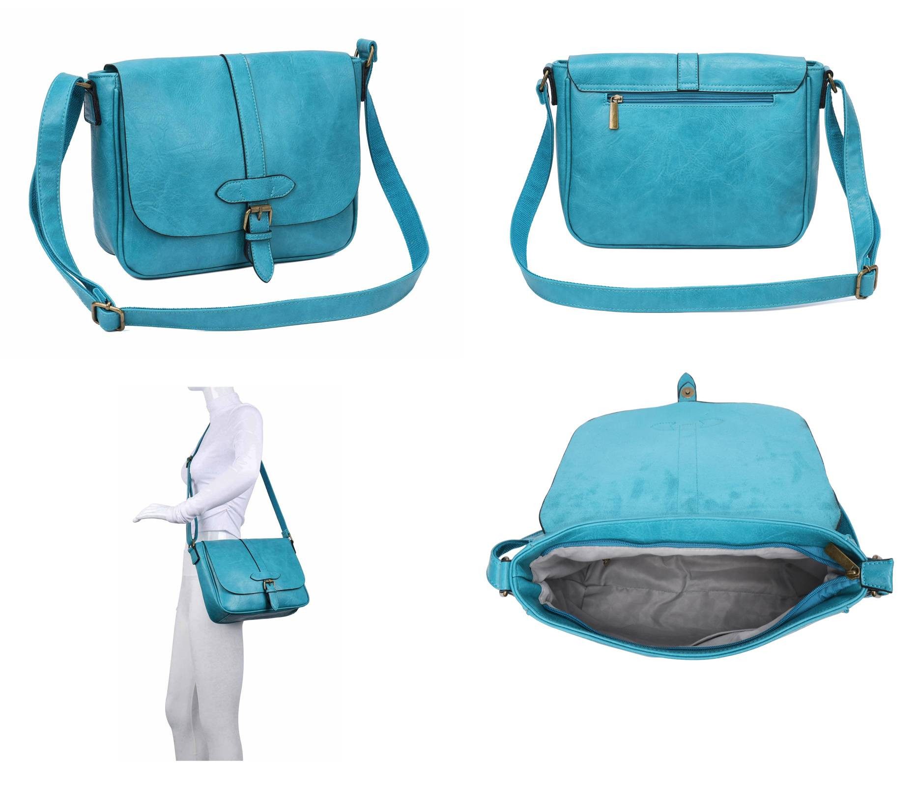 ITALYSHOP24 Schultertasche Damen Tasche Messenger Crossbody günstig online kaufen