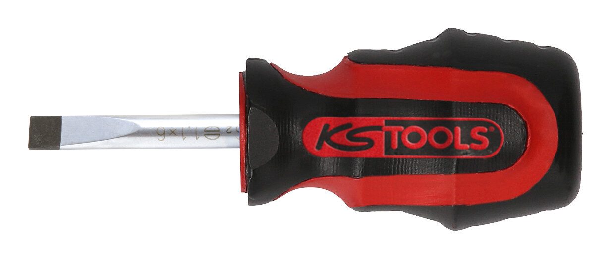 Thumbnail - KS Tools Schraubendreher ERGOTORQUEplus, Schlitz, kurz, 4 mm