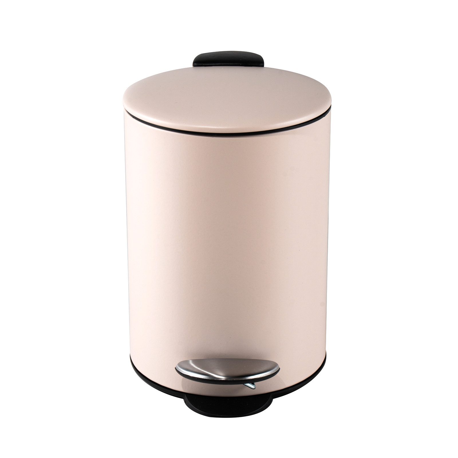 HTI-Living Kosmetikeimer Kosmetikeimer Jannik 3 Liter Rosa, Mülleimer Treteimer Edelstahl