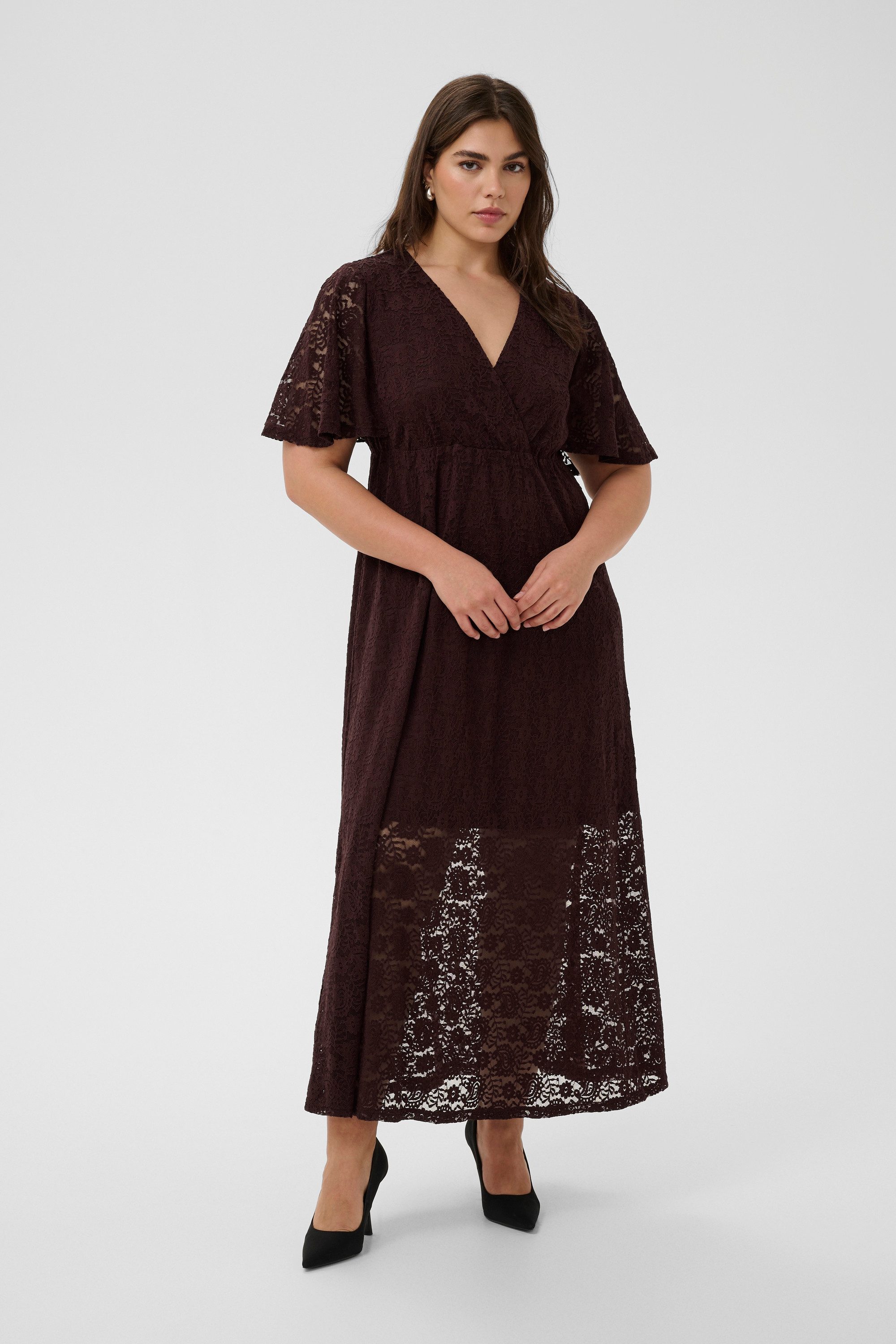 KAFFE Curve Jerseykleid Jerseykleid KClara Große Größen