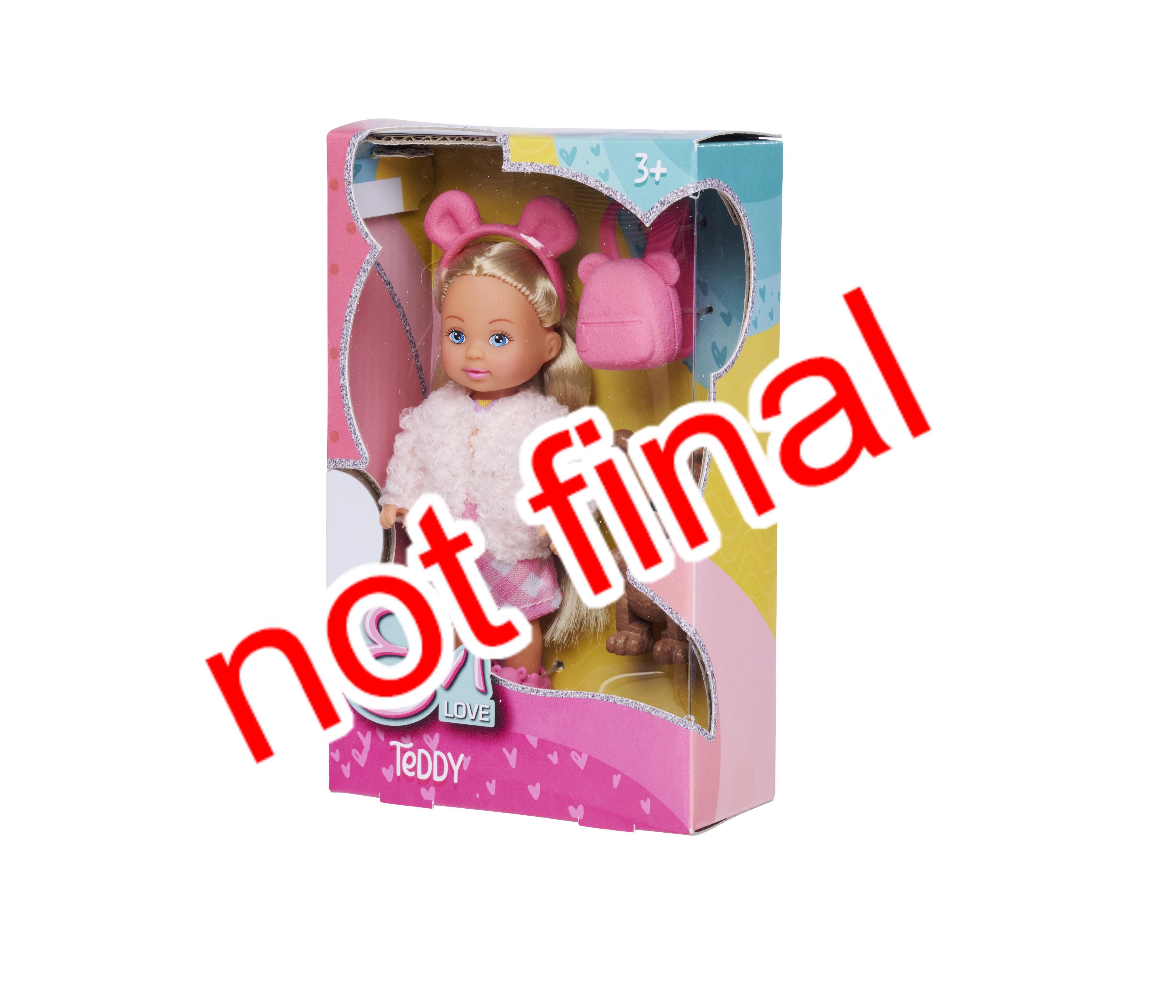 Simba Dickie Anziehpuppe Puppe Evi LOVE Teddy 12cm günstig online kaufen