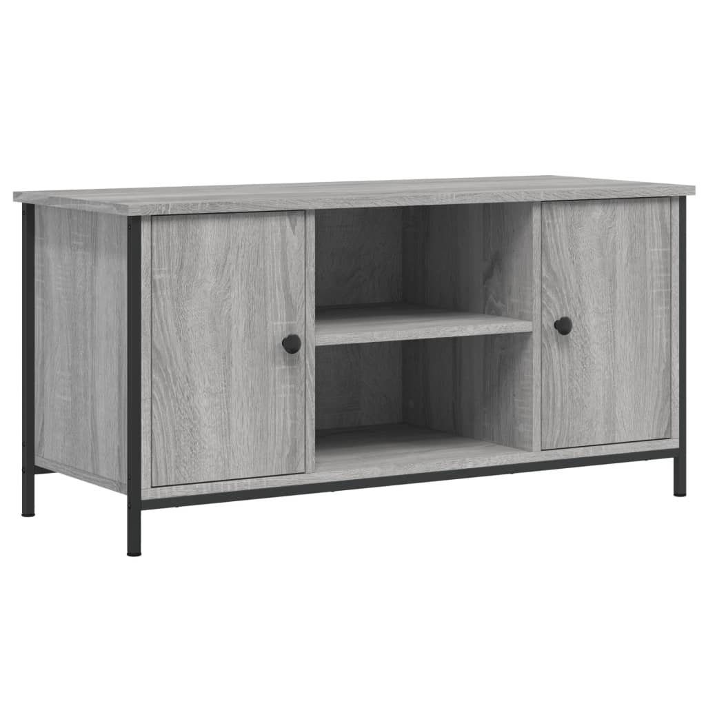 vidaXL TV-Schrank TV Schrank Fernsehschrank Lowboard Grau Sonoma 100x40x50 günstig online kaufen
