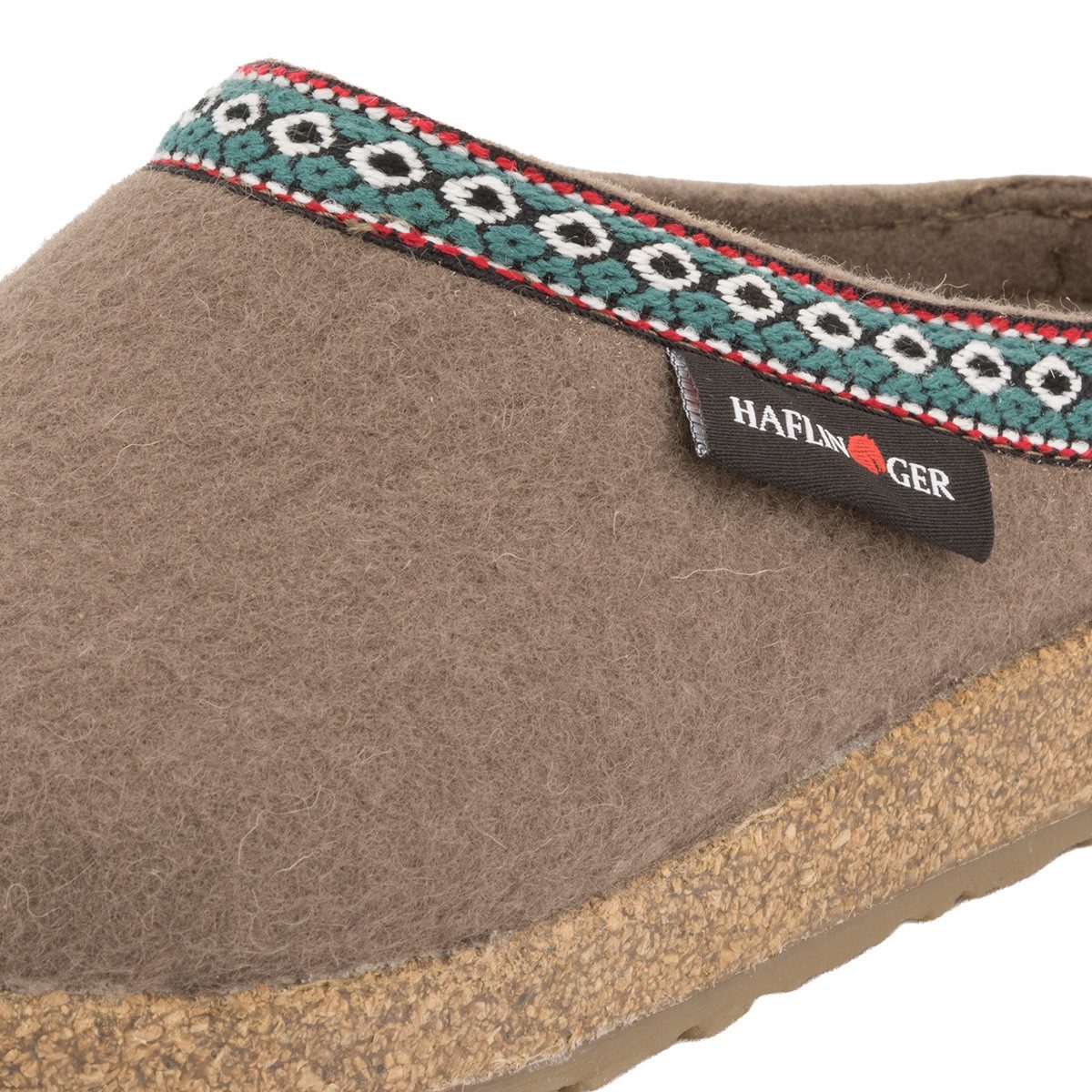 Haflinger Franzl Clog (1-tlg) Clogs - Bequem und wärmend, Anatomisch geformtes Fußbett