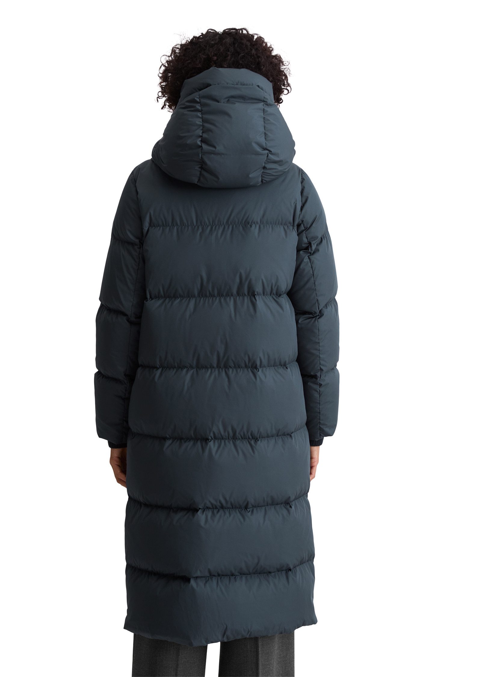 Marc O'Polo Daunenmantel am Saum mit seitlichen Zipper-Schlitzen günstig online kaufen