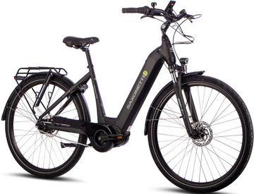 SAXONETTE E-Bike Quantum Plus, 8 Gang Shimano Nexus Schaltwerk, Kettenschaltung, Mittelmotor, 540 Wh Akku, Pedelec, Elektrofahrrad für Damen u. Herren, Cityrad