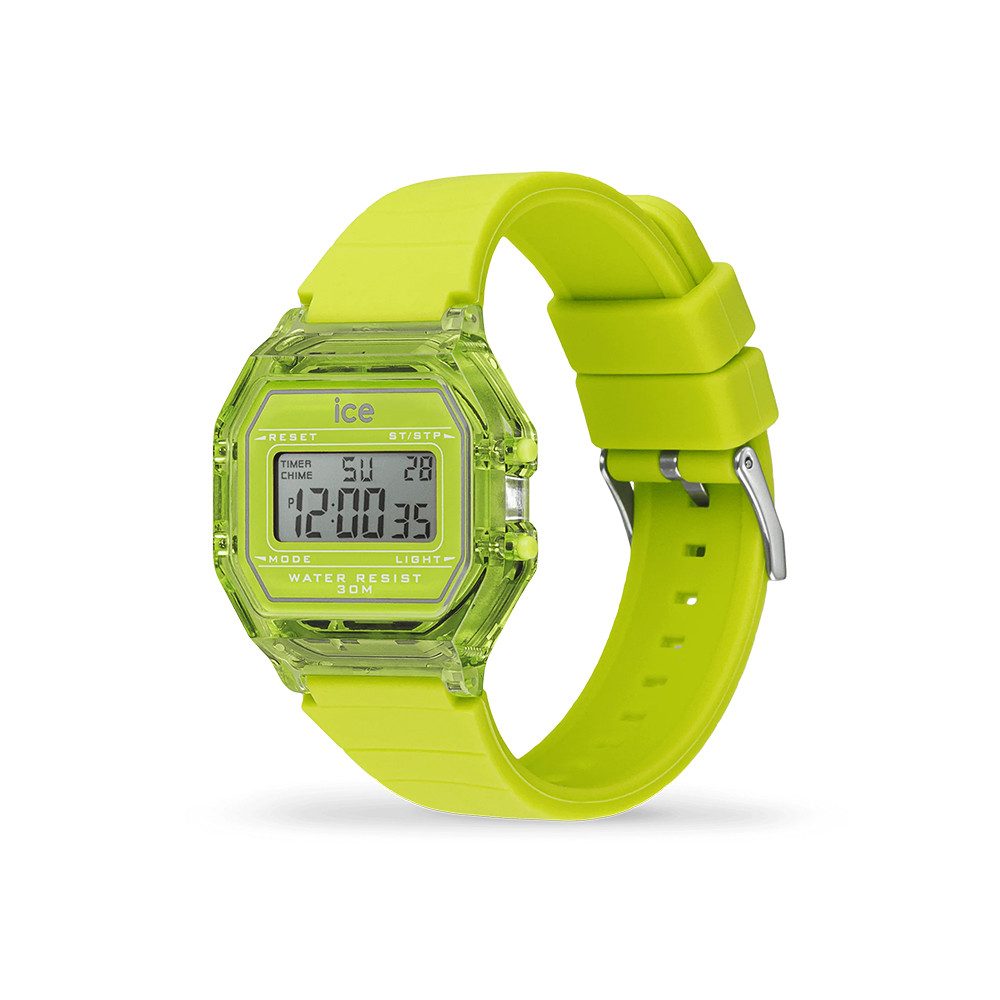ice-watch Digitaluhr Ice-Watch Ice Digit Retro Green Lime (S) 022890, Ice-Watch Ice Digit Retro Green Lime (S)