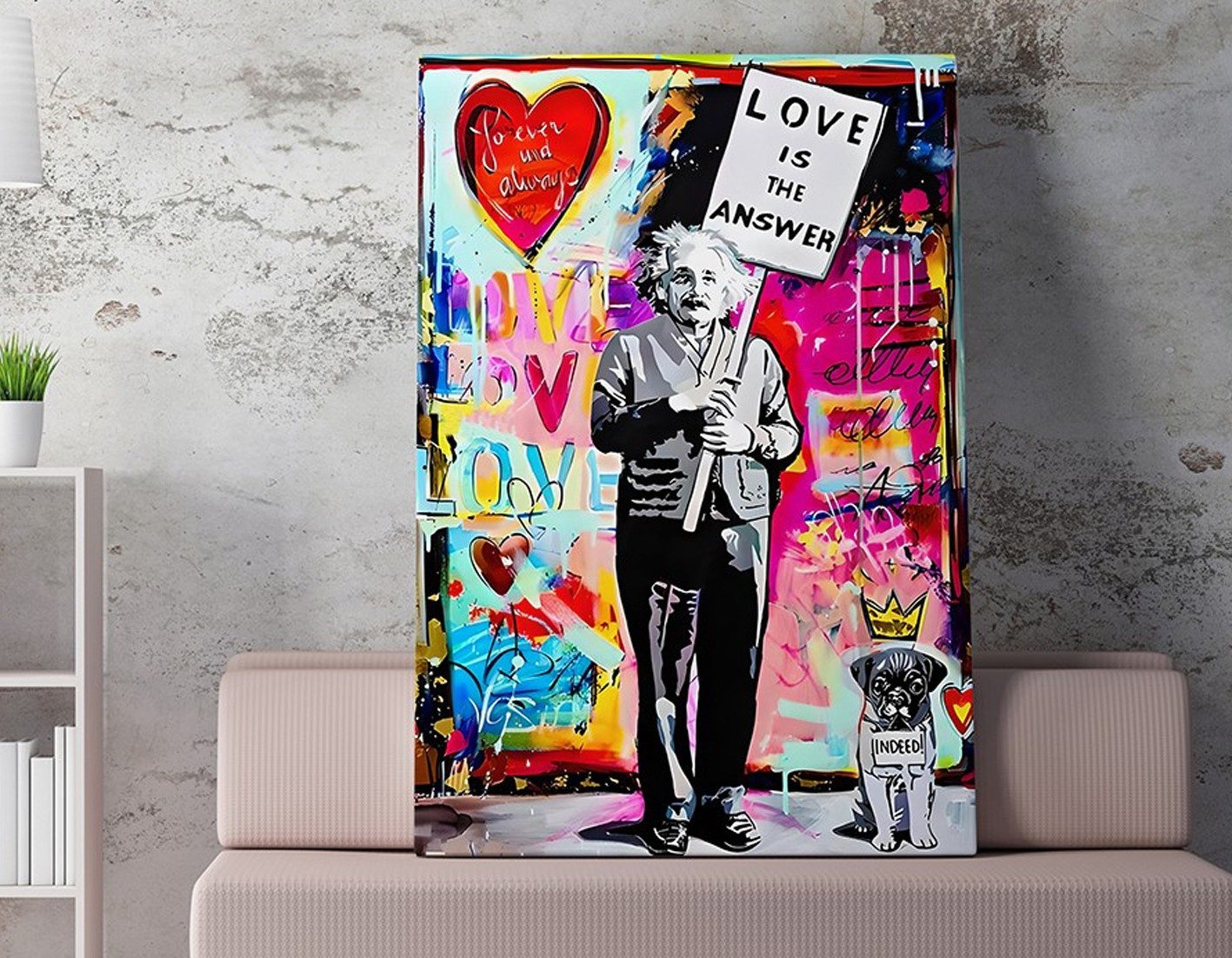 Wallity Leinwandbild 50% COTTON / 50% POLYESTER, 50 x 70 cm T1117