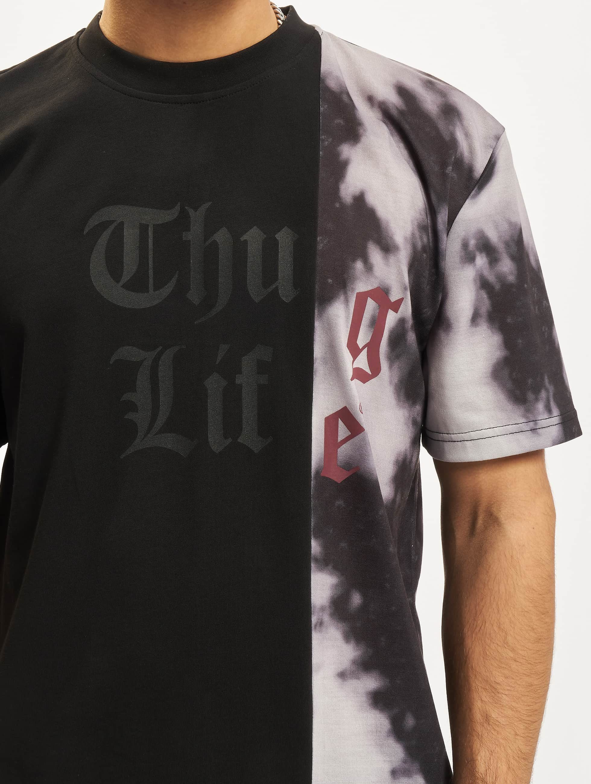black Thug Thug (1-tlg) Life Life T-Shirts Herren Underground Kurzarmshirt