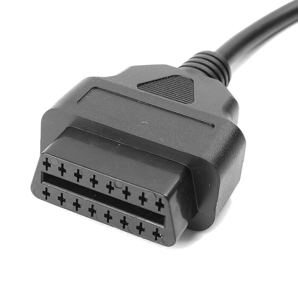 Trade-Shop OBD2-Diagnosegerät OBD2 Adapterkabel 14Pin auf 16Pin passend für Mercedes Vito, Sprinter, Geeignet für alle älteren Mercedes oder VW mit 14Pin Diagno – Bild 4 von 4