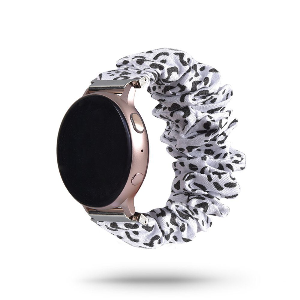 ELEKIN Smartwatch-Armband Weiches Tuch bedruckte Gewebe Uhrenarmband für Samsung watch4 20mm Uhr B(22cm)