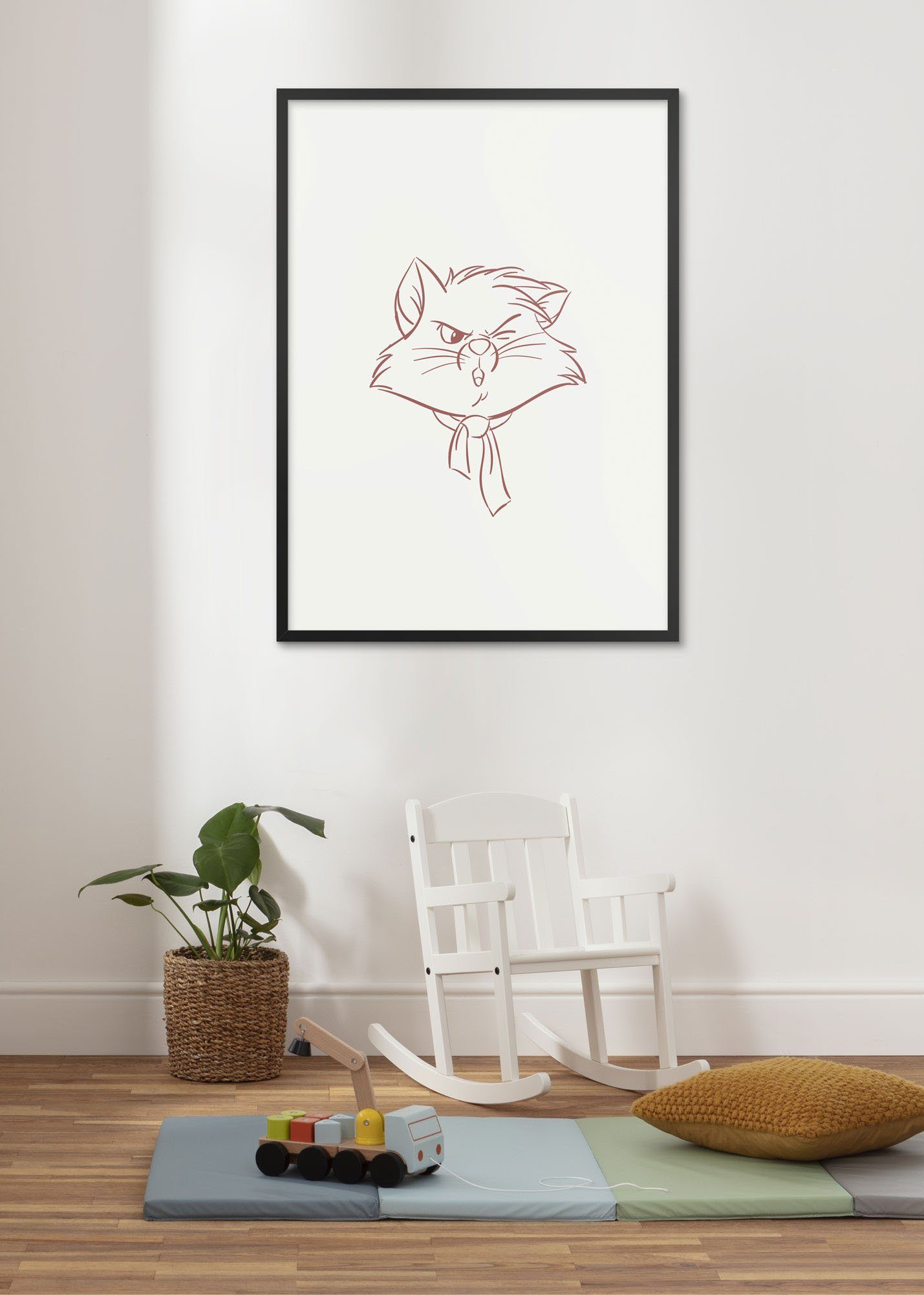 Komar Bild Brave Berlioz, Natur (1 St), Wandbild zur Dekoration im Kinderzimmer - ohne Rahmen