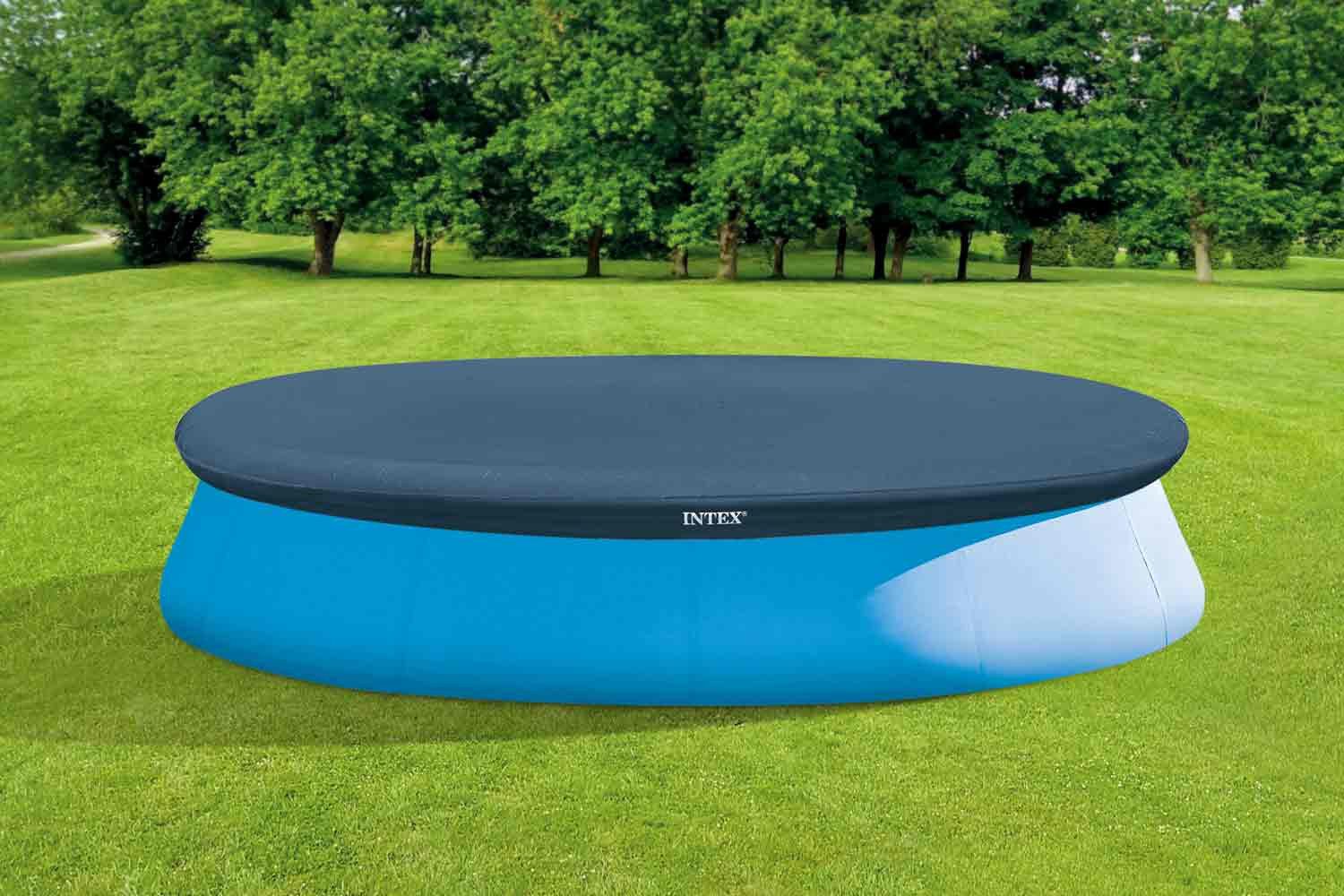Intex Pool-Abdeckplane (1-St), Poolabdeckung für Easy Set Pools mit 396cm Durchmesser