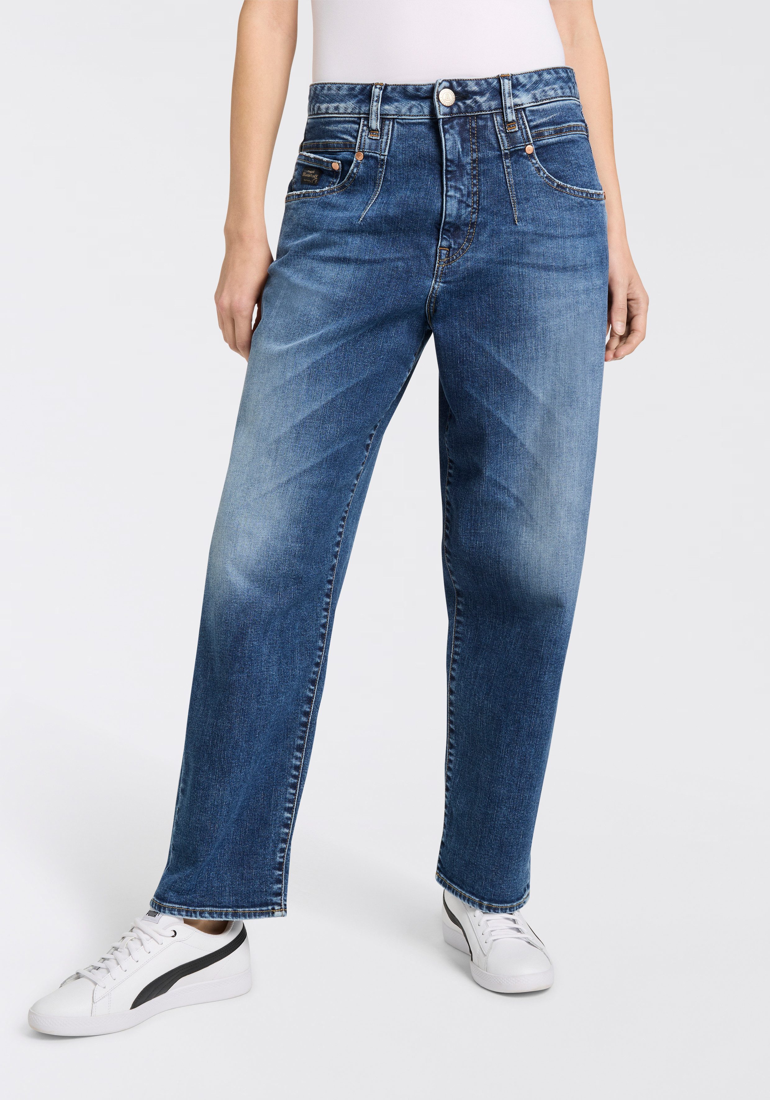 Herrlicher Loose-fit-Jeans Brooke Organic Denim mit günstig online kaufen